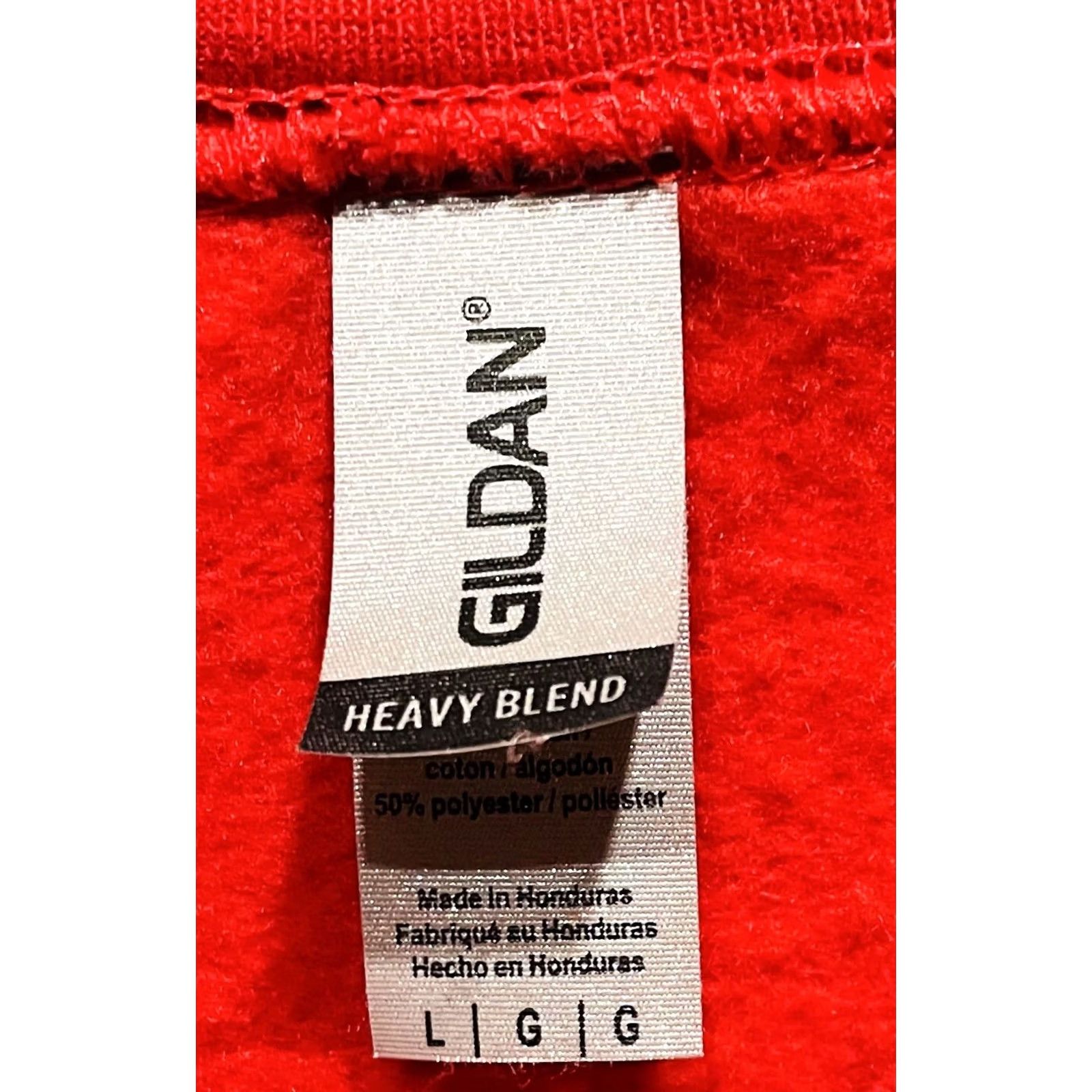 Gildan REX Orange County Red Pullover Sweater Sweatshirt Gildan Crew Neck Long Sleeve Red Knit Size L Adults Womens Size L / US 10 / IT 46 - 7 Thumbnail