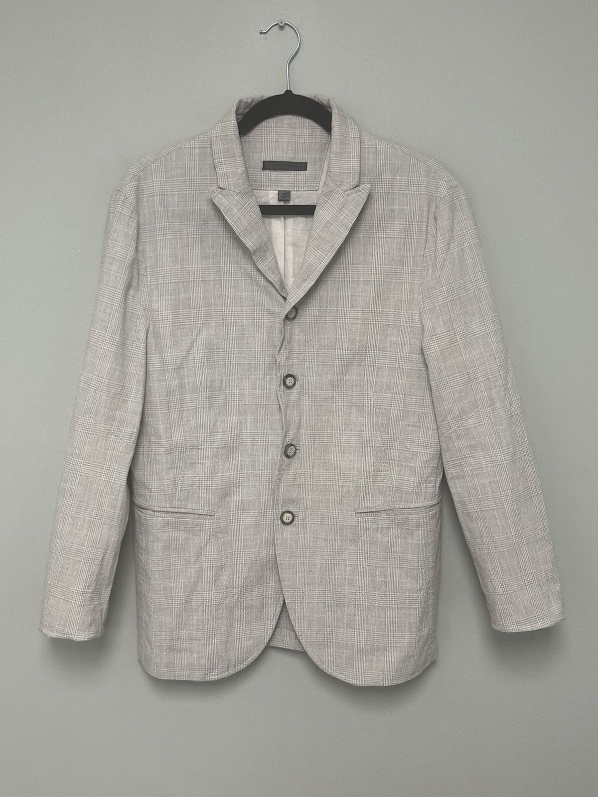 John Varvatos Seersucker Convertible jacket. 50 Size US M / EU 48-50 / 2 - 2 Thumbnail