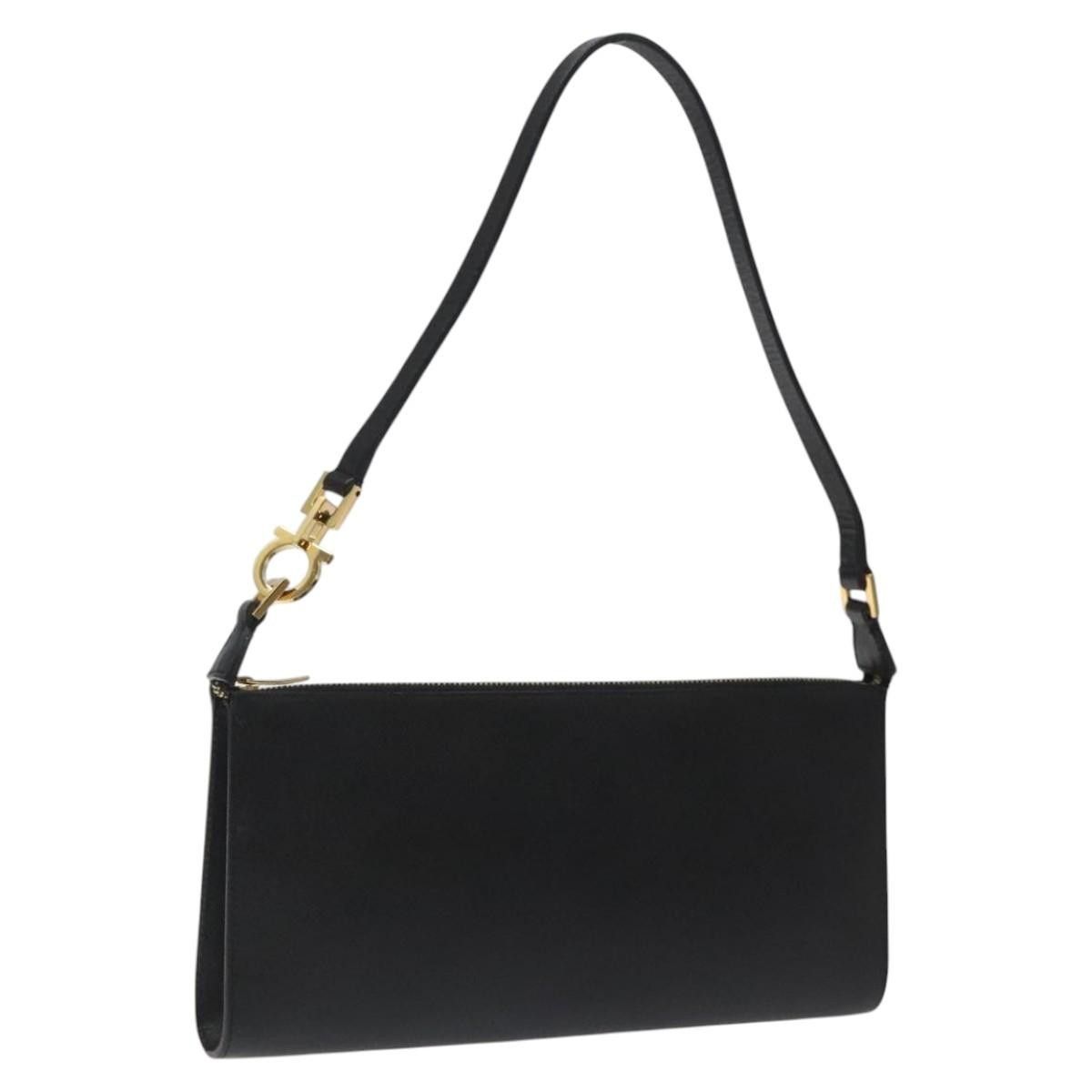 Salvatore Ferragamo Salvatore Ferragamo Gancini Pouch Leather Size ONE SIZE - 1 Thumbnail