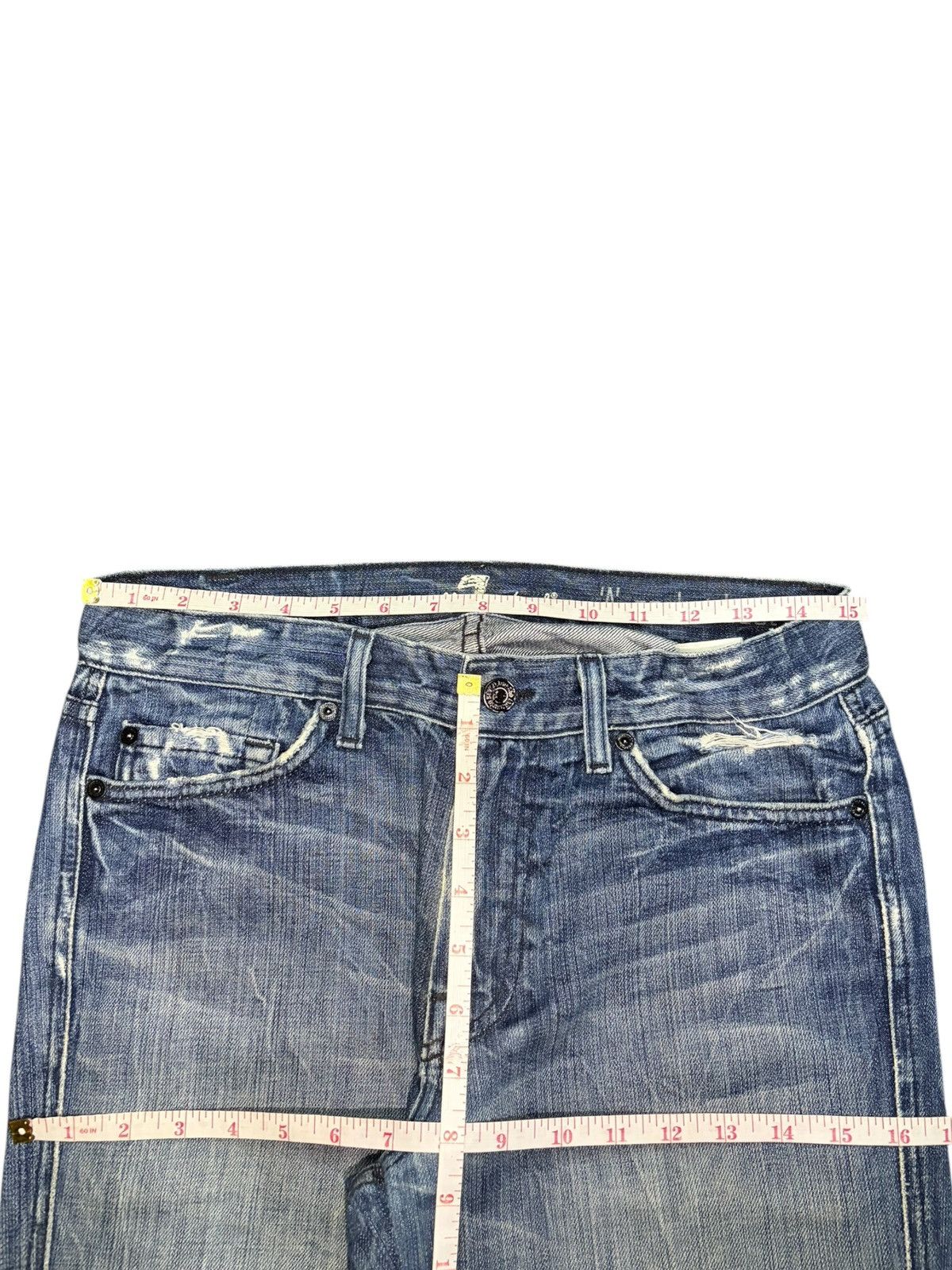 7 For All Mankind Vintage / Y2K 7 For All Mankind Distressed Flare Jeans Size US 30 / EU 46 - 6 Thumbnail