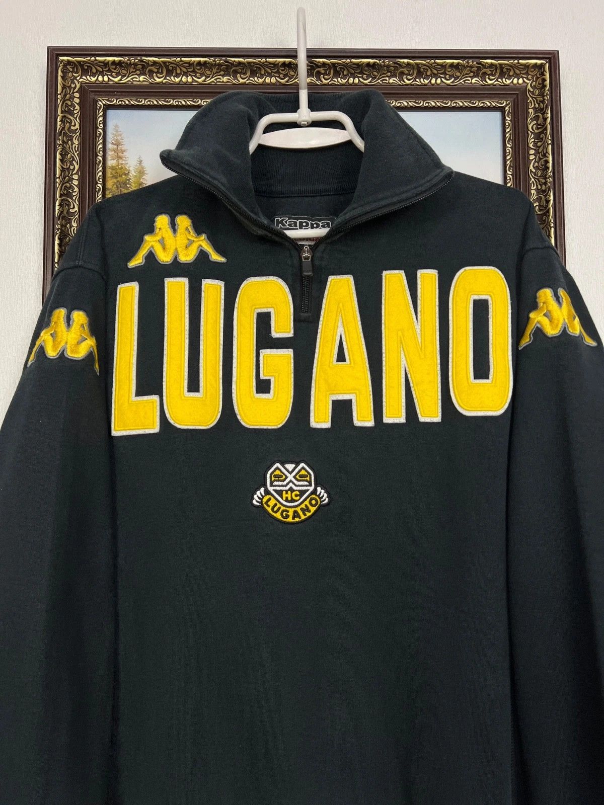 Kappa Lugano Hockey Club Ice Hockey Track Top Sweatshirt jacket Size US M / EU 48-50 / 2 - 2 Thumbnail