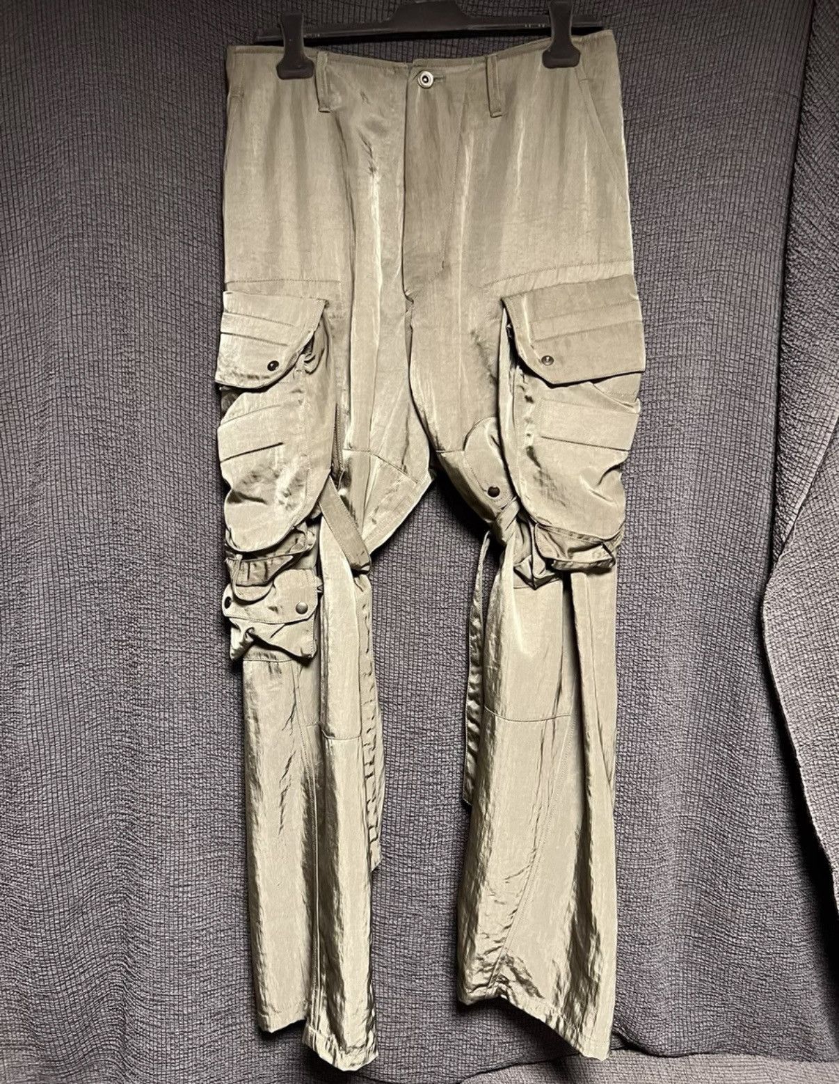 Julius Julius_7 Army Green Nylon Gas Mask &止血 Shell Pants Size US 32 / EU 48 - 1 Thumbnail