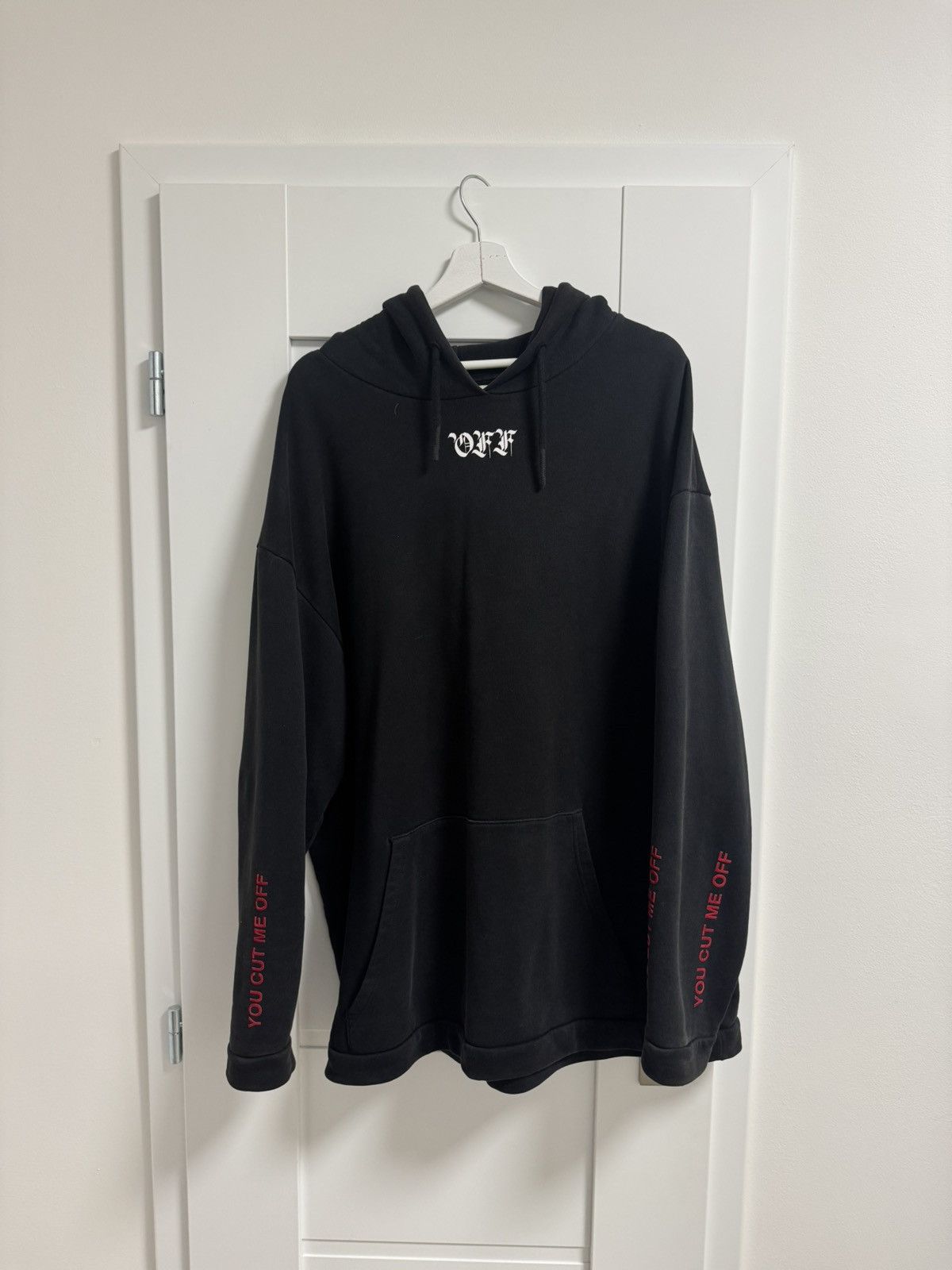 Off-White Off white you cut me off hoodie Size US S / EU 44-46 / 1 - 1 Thumbnail