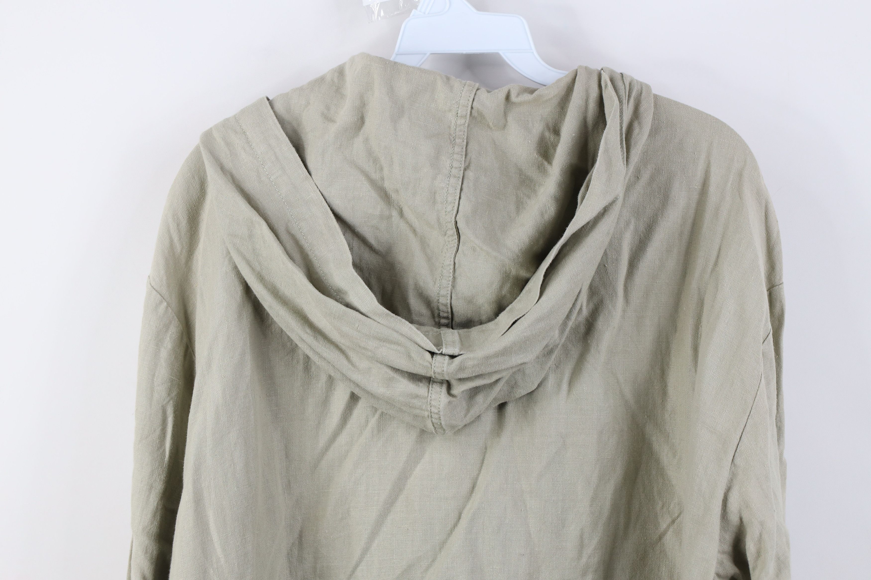 Eddie Bauer Vintage 90s Eddie Bauer Full Zip Hoodie Jacket Light Green Size US XL / EU 56 / 4 - 10 Thumbnail