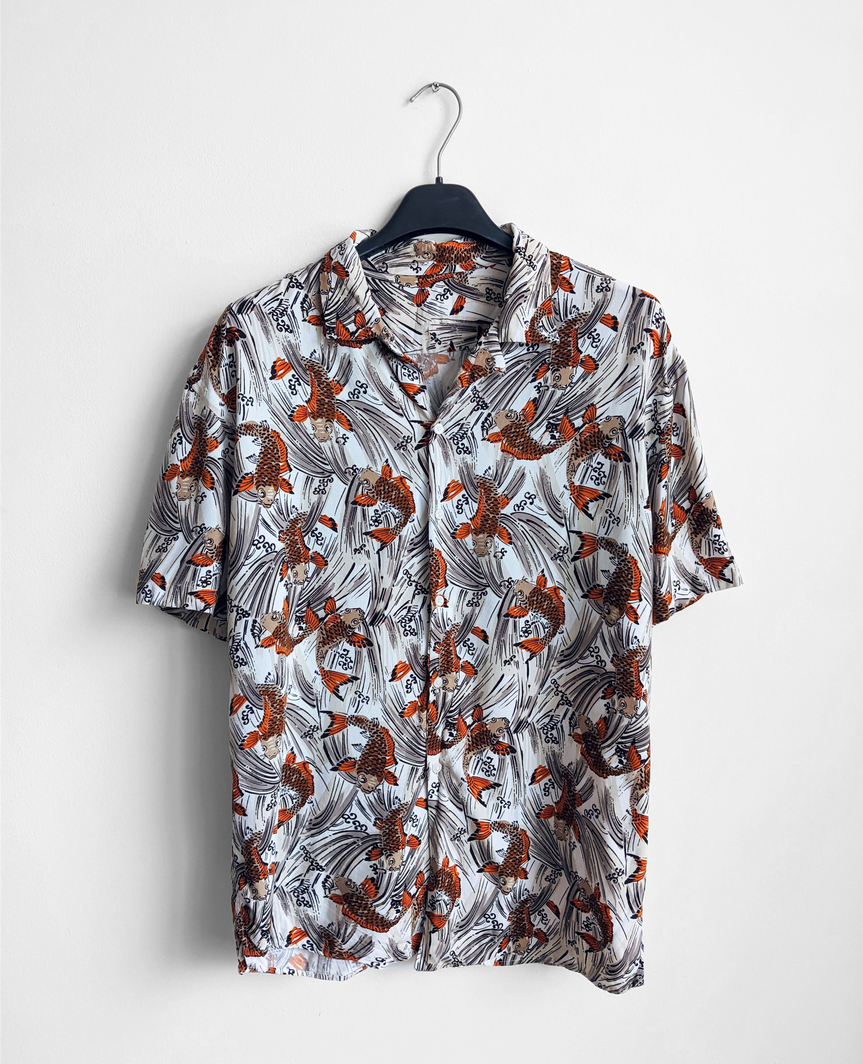 Japanese Brand Hawaiian shirt short sleeve carp japan Size US M / EU 48-50 / 2 - 1 Thumbnail
