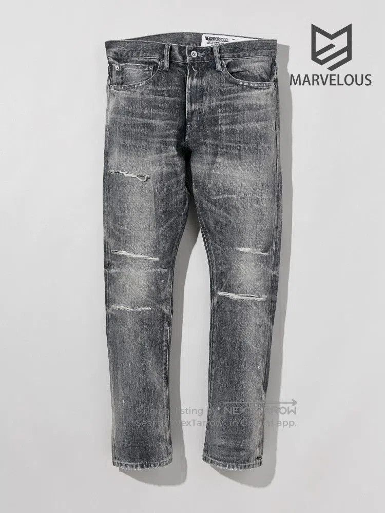 Neighborhood NEIGHBORHOOD Distressed Denim Jeans. Size US 27 - 1 Thumbnail