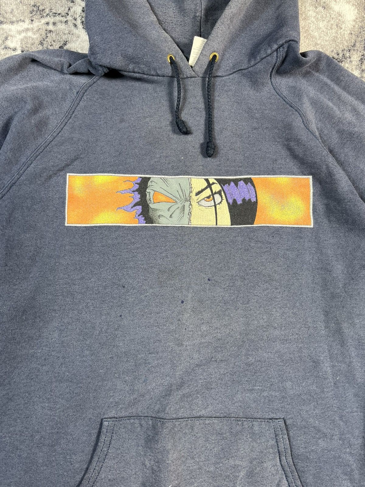 Other Anime Graphic Hoodie Screen Stars Blue XL Distressed Size US XL / EU 56 / 4 - 5 Thumbnail