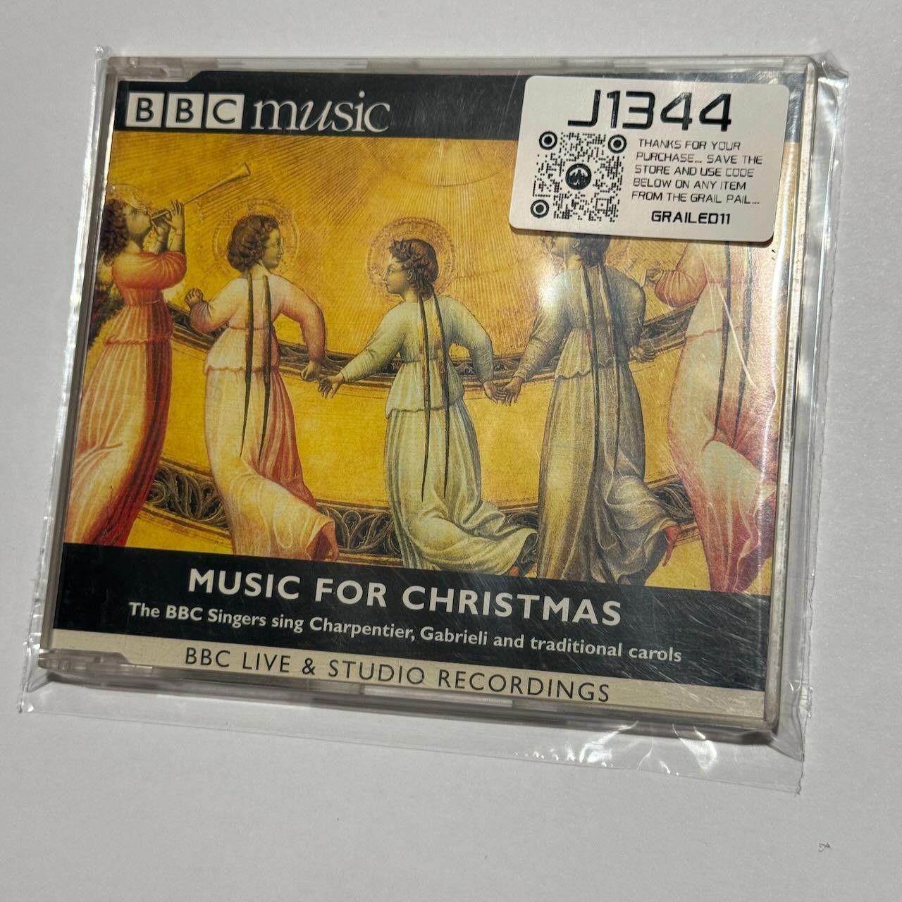 Designer BBC LIVE Music for Christmas CD 1994 RARE EUROPE Release Size ONE SIZE - 9 Thumbnail