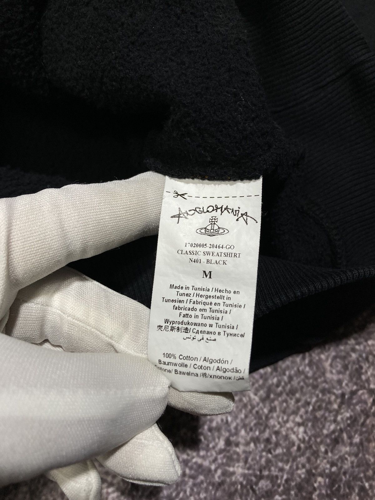 Vivienne Westwood Vivienne Westwood Anglomania Sweatshirt Black Big Logo Chaos Size US M / EU 48-50 / 2 - 6 Thumbnail