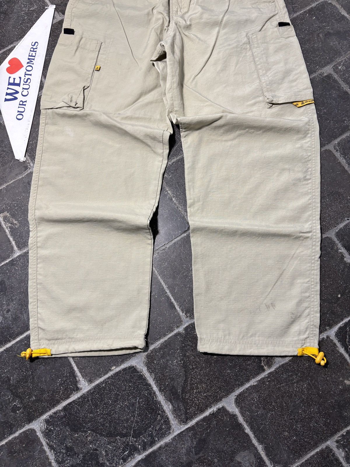 Airwalk 90s AirWalk Cargo Pants Vintage Ripstop Multi Drawstring Size US 30 / EU 46 - 15 Thumbnail