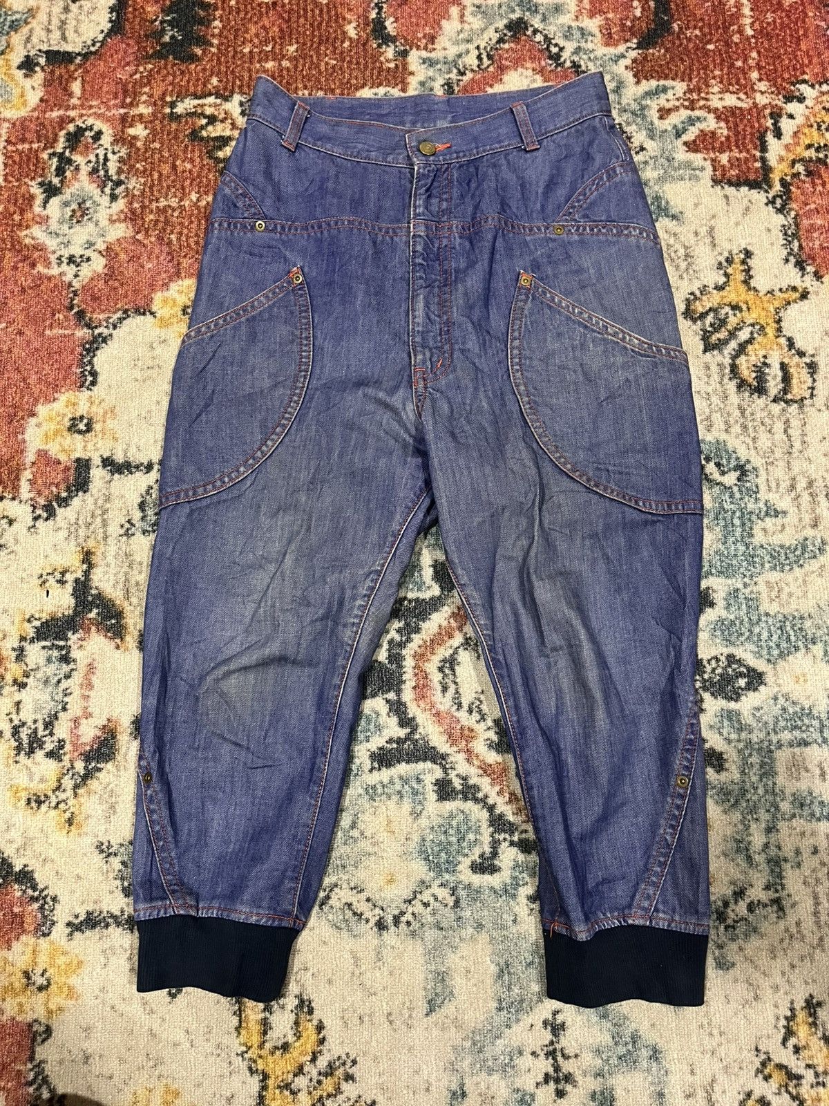 Issey Miyake Crotch crop pants Size US 30 / EU 46 - 2 Thumbnail