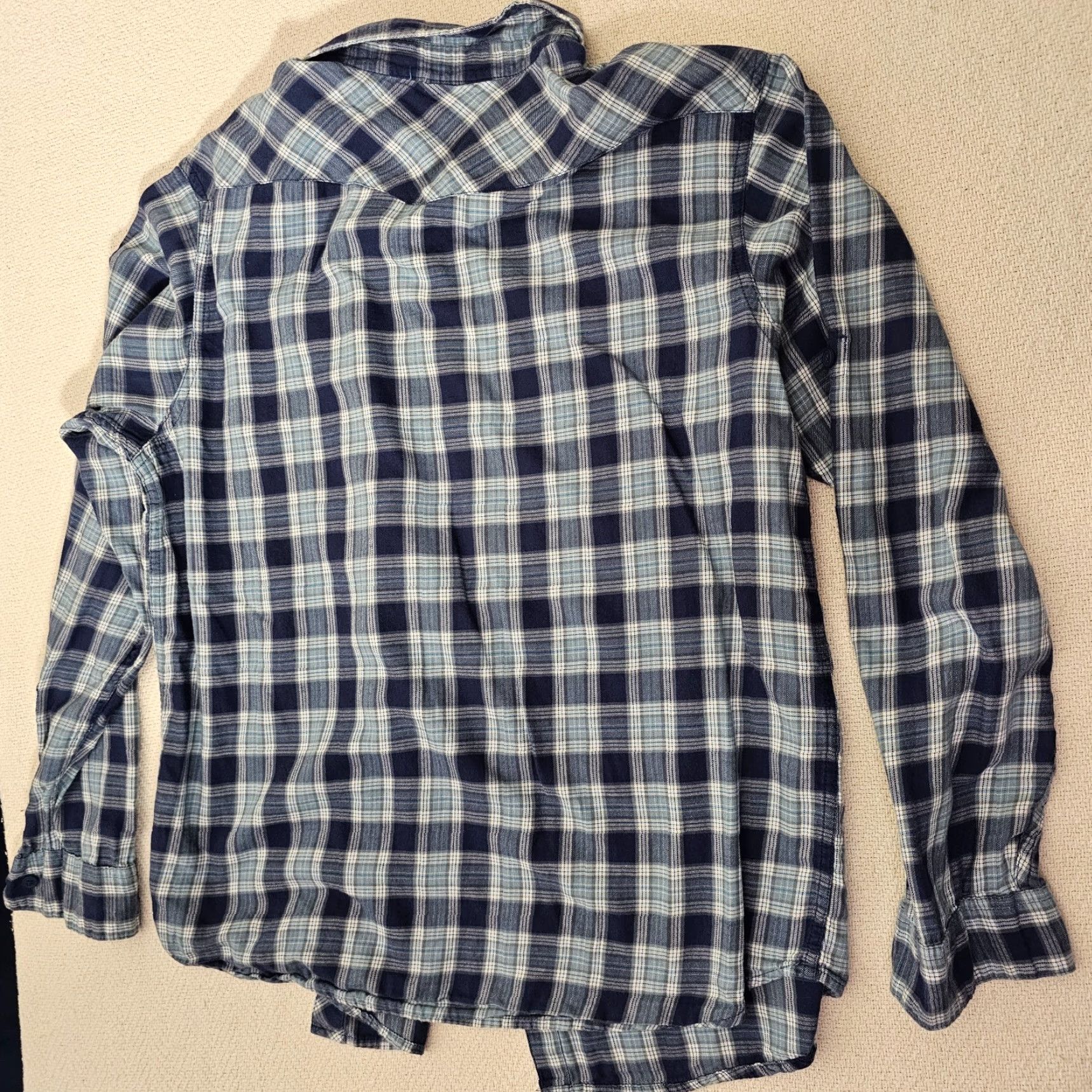Vintage Columbia Mens Large Button-Down Shirt Blue Plaid Vintage Pockets Cotton Blend 90s Outdoors Size US L / EU 52-54 / 3 - 7 Thumbnail