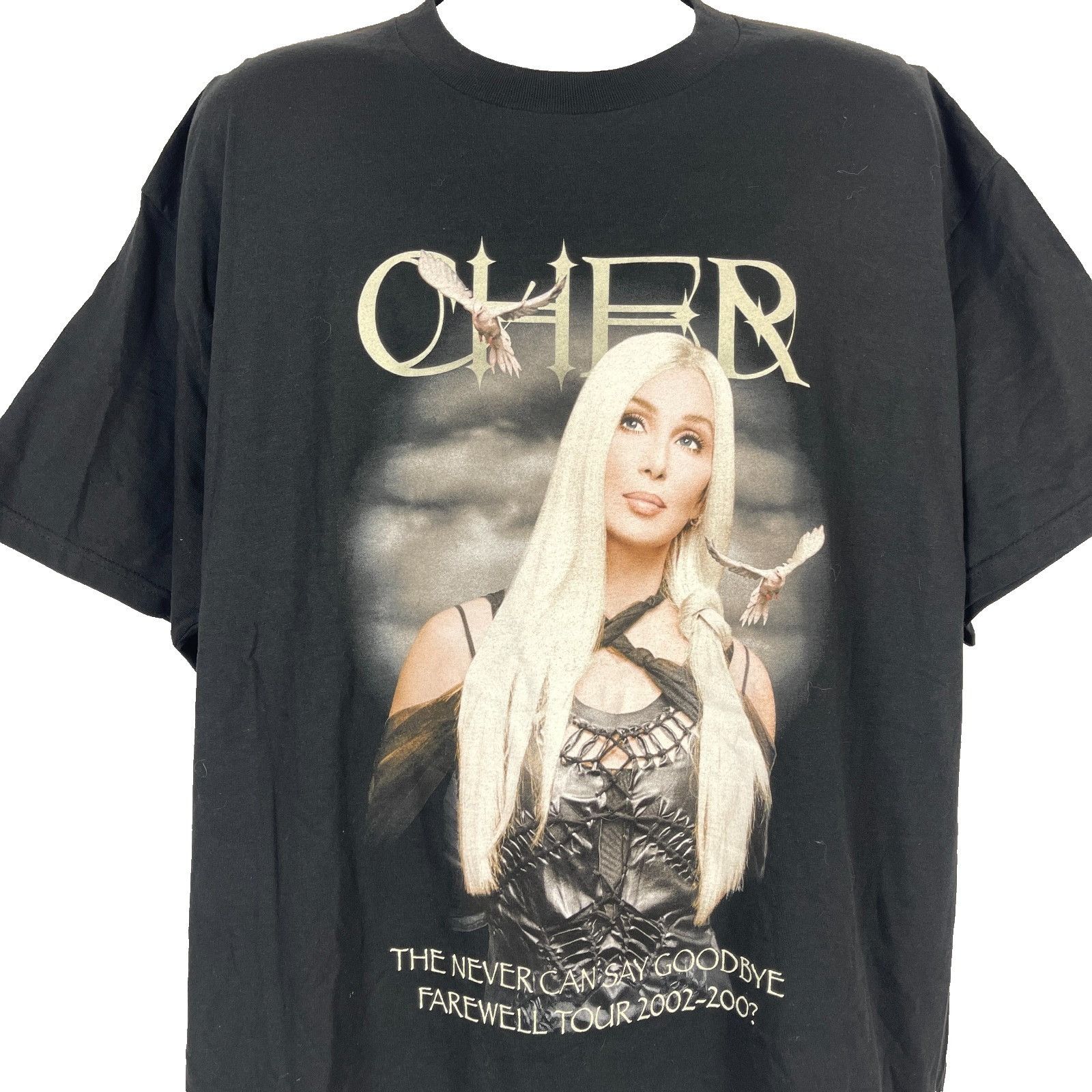 Other Cher Farewell Tour Vtg Mens Concert T-Shirt size XL 2002-0? Size US XL / EU 56 / 4 - 4 Thumbnail