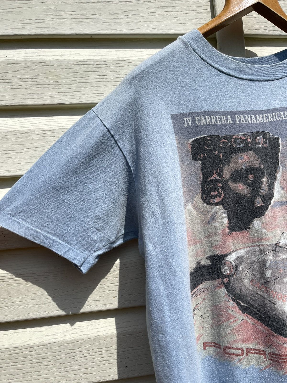 Porsche Design 90s Porsche Carrera Panamericana Mexico Double Victory Tee Size US XL / EU 56 / 4 - 8 Thumbnail
