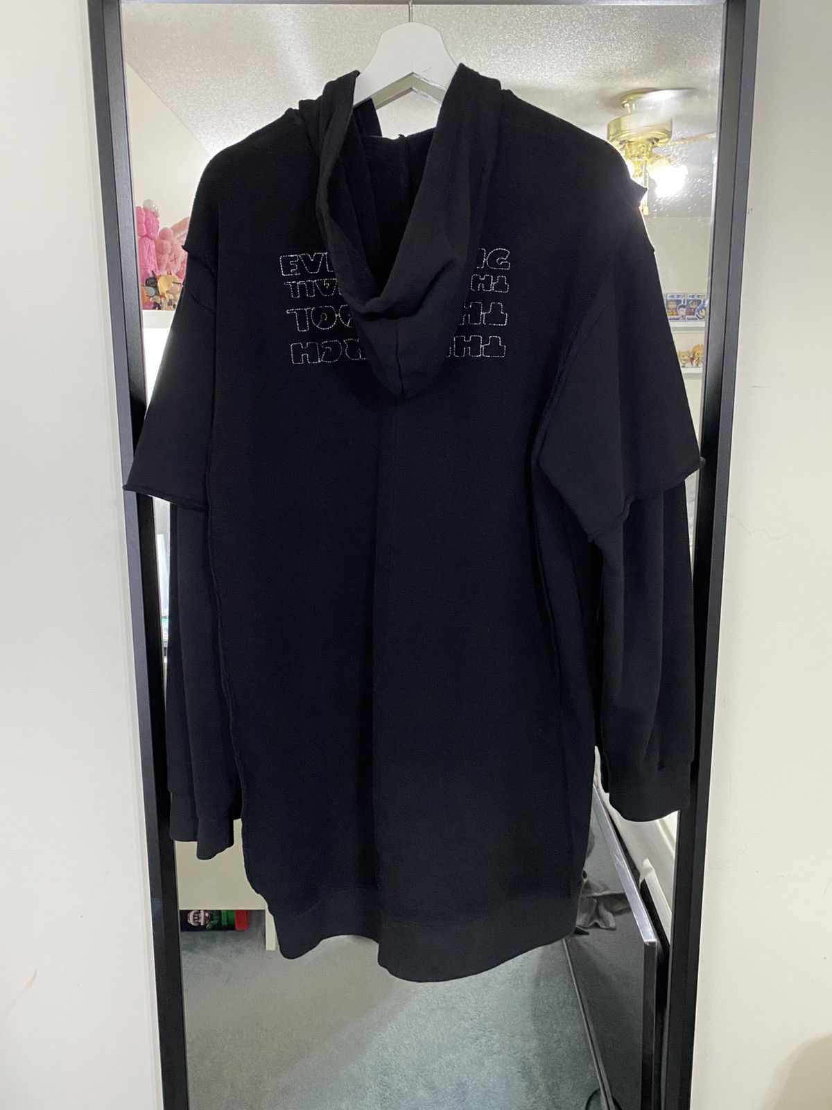 KOMAKINO Komakino Black Grass Layered Fleece Hoodie AW19 Size US S / EU 44-46 / 1 - 7 Thumbnail