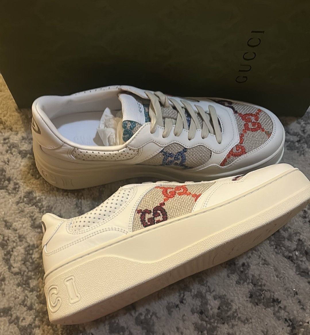 Gucci Gucci GG Sneaker Multicolor Embroidered size 41 Size US 11 / IT 41 - 3 Thumbnail