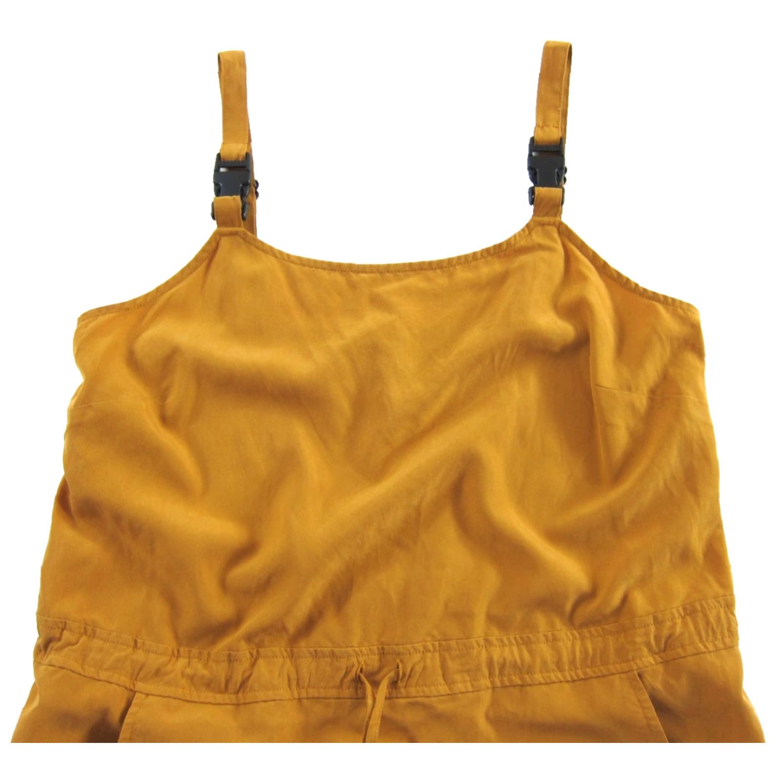 Urban Outfitters Urban Outfitters Rust Orange Silky Pocket Buckle Apron Tank Dress Medium Size M / US 6-8 / IT 42-44 - 2 Thumbnail