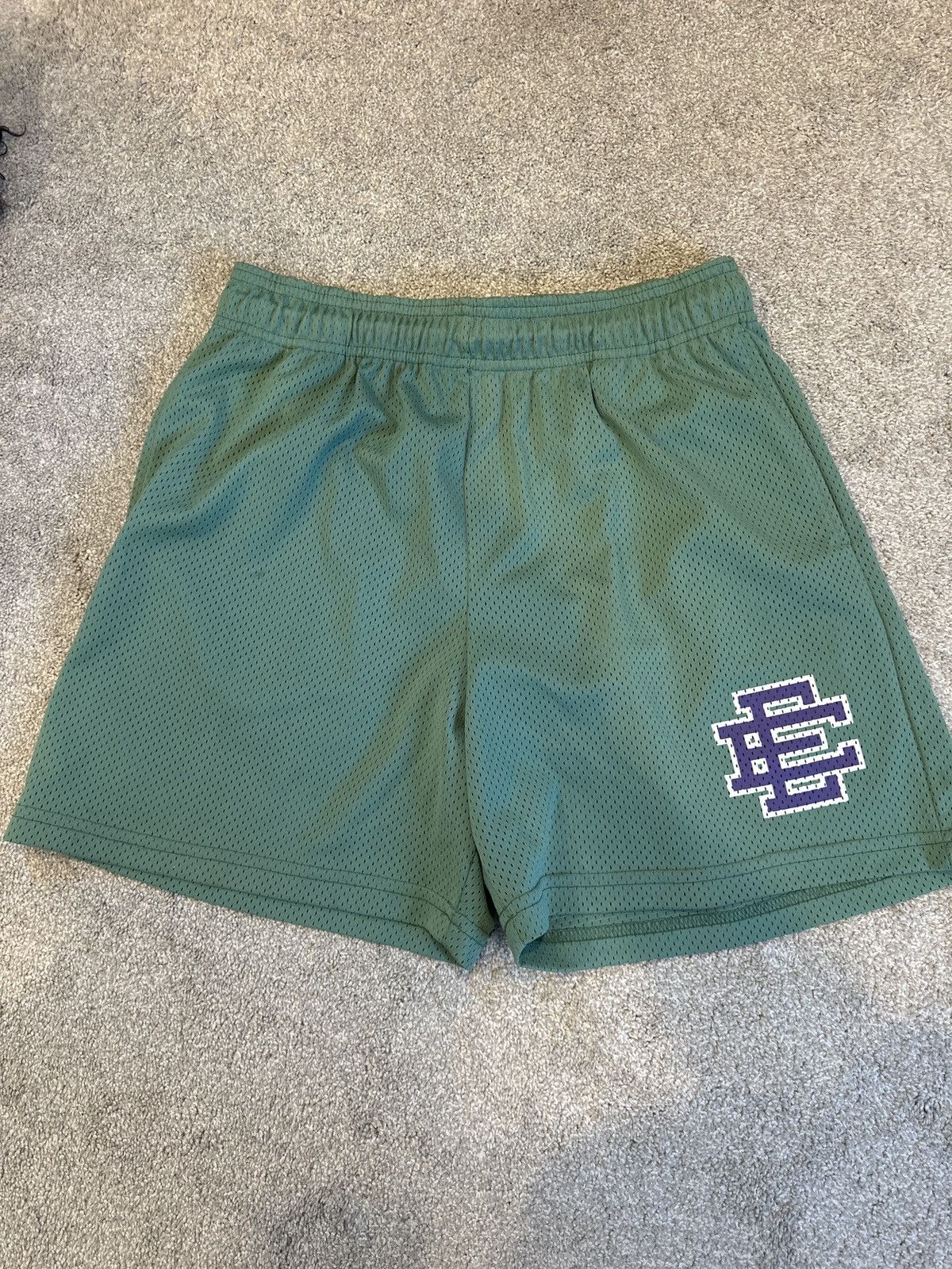 Eric Emanuel Eric Emanuel Shorts - teal / purple - Large Size US 34 / EU 50 - 1 Thumbnail