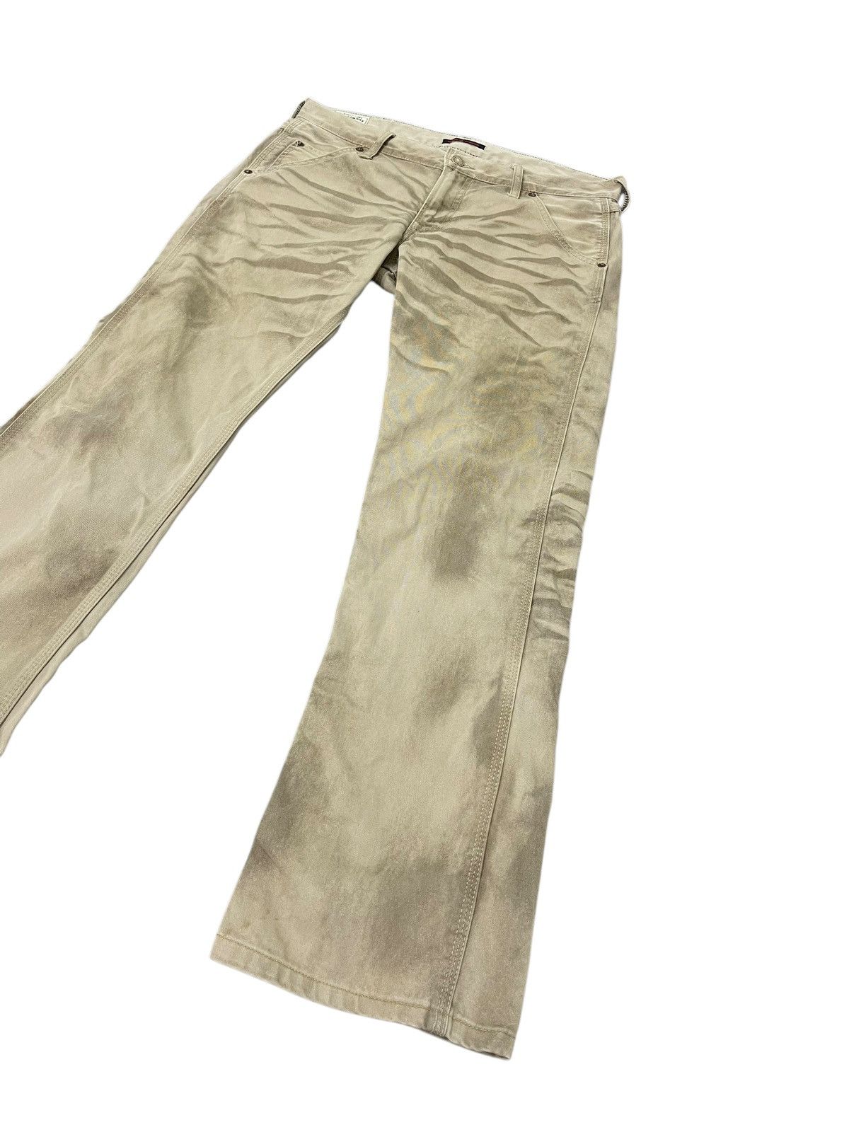 Japanese Brand Flare Jeans Blue Way Honeycomb Clawmark Boot Cut 2🟦 Size US 32 / EU 48 - 3 Thumbnail