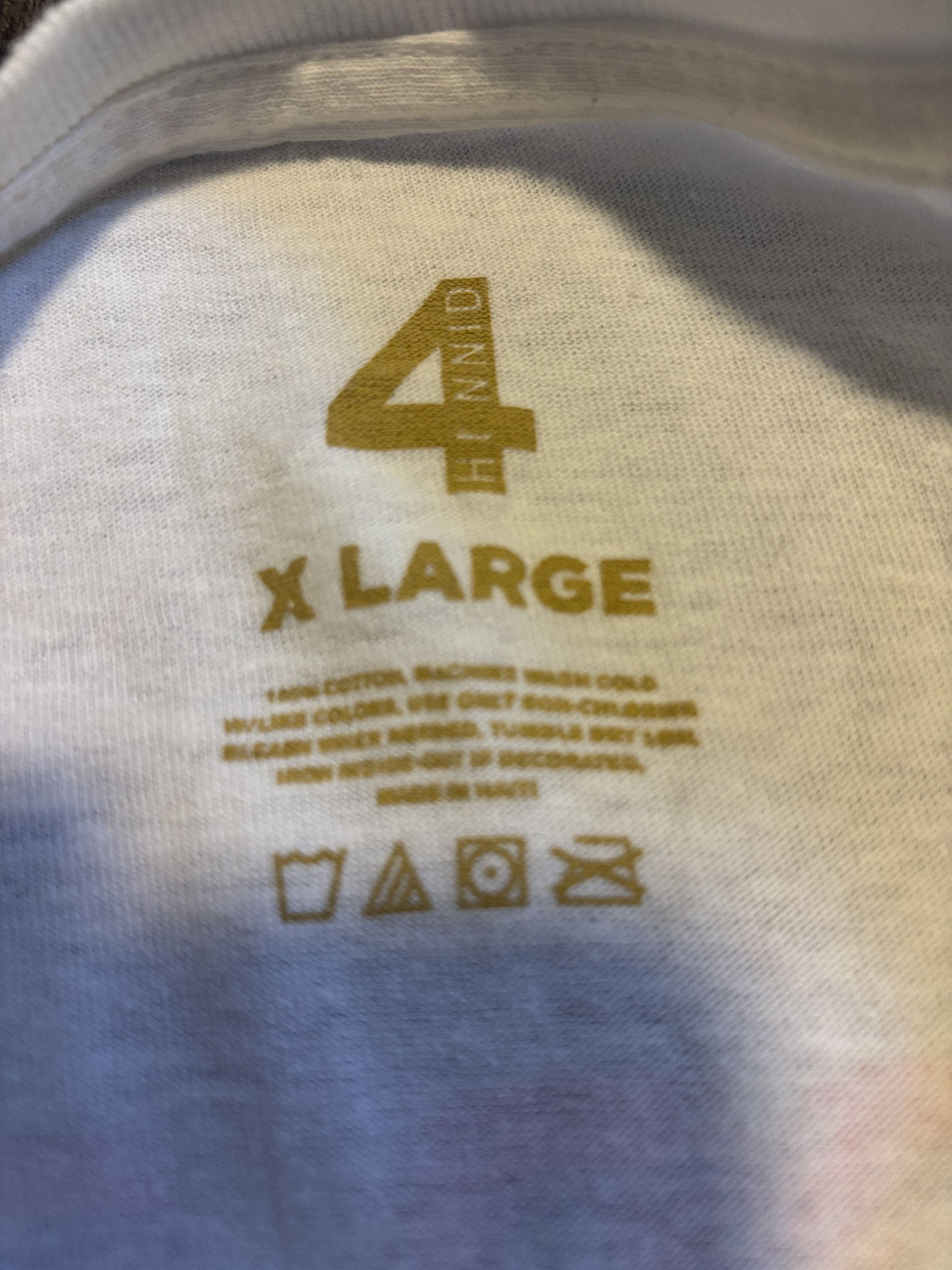4HUNNID 4HUNNID Poem Tee Shirt Size US XL / EU 56 / 4 - 2 Thumbnail