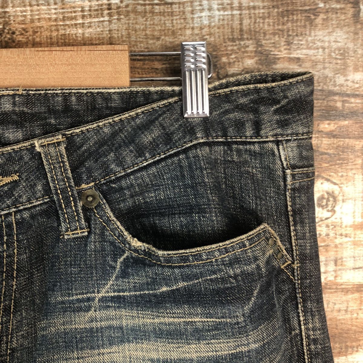 Vintage DL Japanese Brand Blue Denim Pants #C301 Size US 34 / EU 50 - 8 Thumbnail