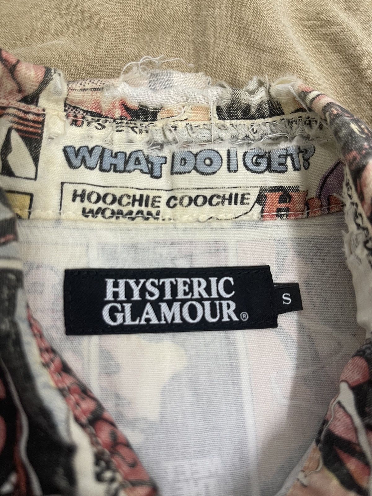 Hysteric Glamour Vintage Hysteric Glamour All Over Printe Graffiti Shitt Size US S / EU 44-46 / 1 - 6 Thumbnail
