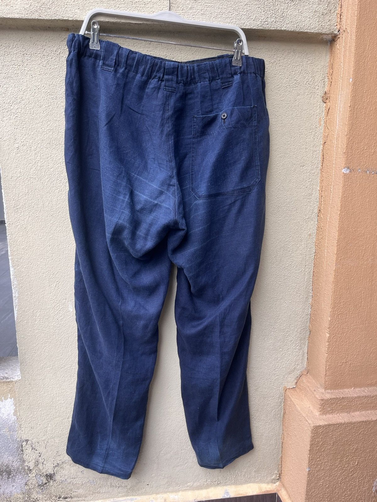 Yohji Yamamoto Ss93 yyph indigo linen Size US 32 / EU 48 - 2 Thumbnail