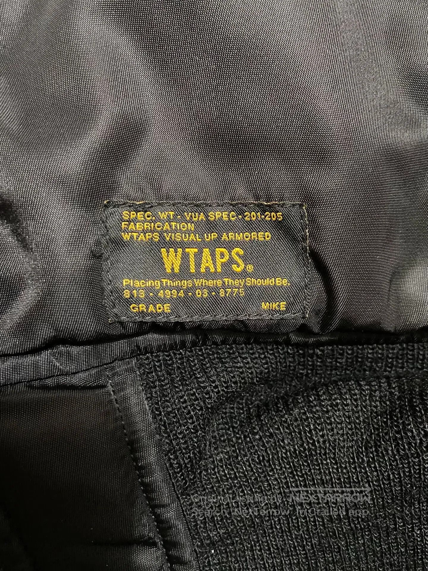 Wtaps WTAPS 14AW MA1 Flight Jacket. Size US M / EU 48-50 / 2 - 6 Thumbnail