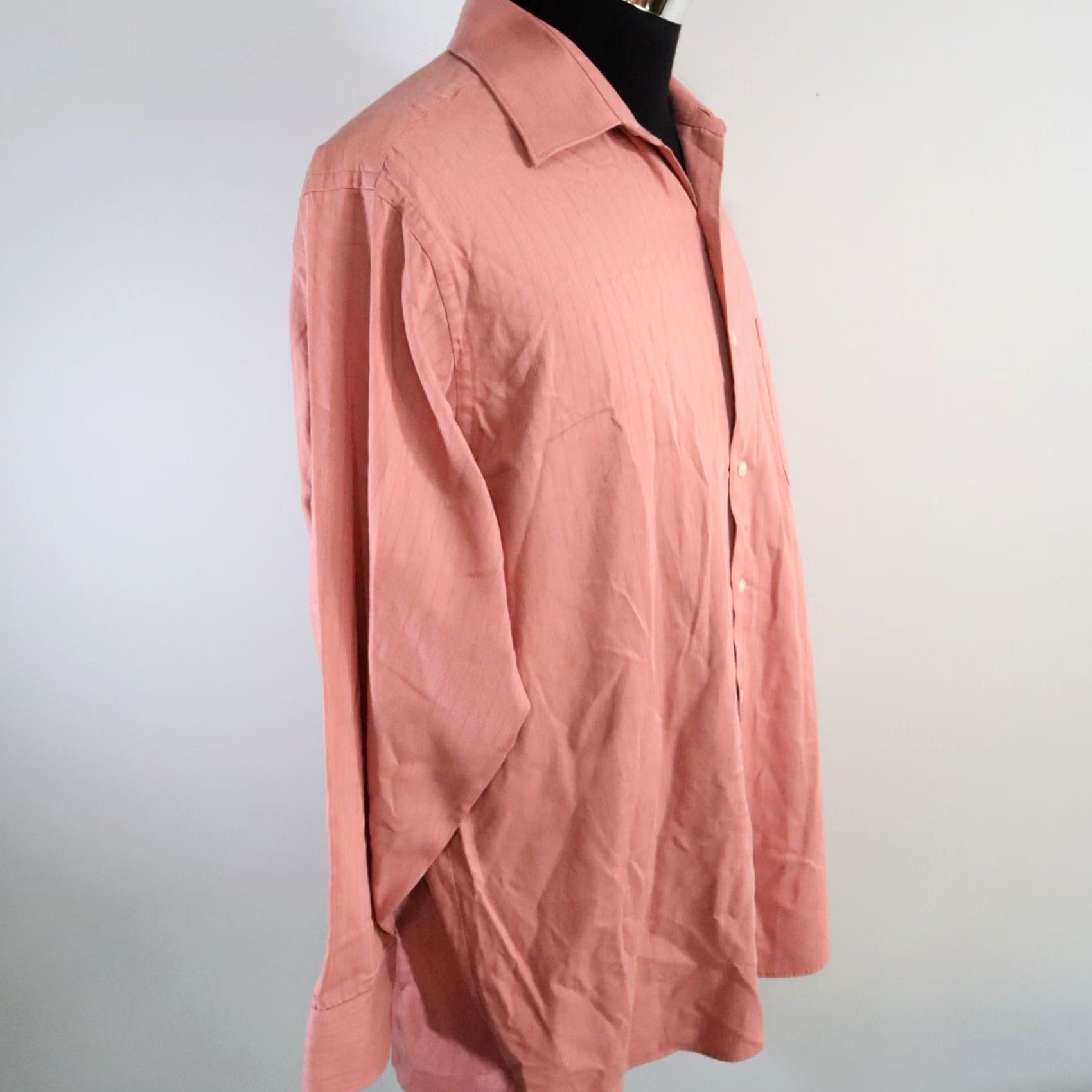 Geoffrey Beene Geoffrey Beene Shirt Mens XL 17 32/33 Wrinkle Free Striped Button Up Long Sleeve Size US XL / EU 56 / 4 - 3 Thumbnail