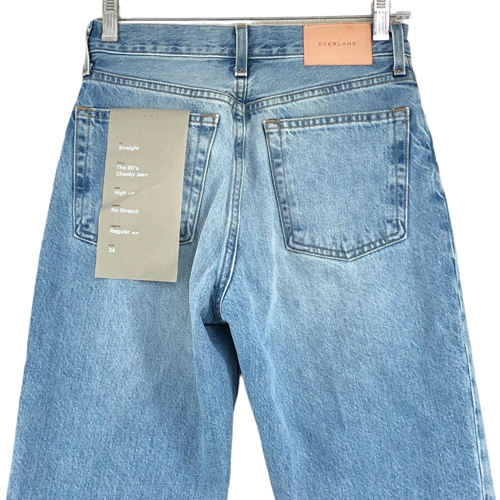 Everlane Everlane Size 24 The 90s Cheeky Jean Light Taper Stretch NEW Size 24" / US 00 / IT 34 - 6 Thumbnail