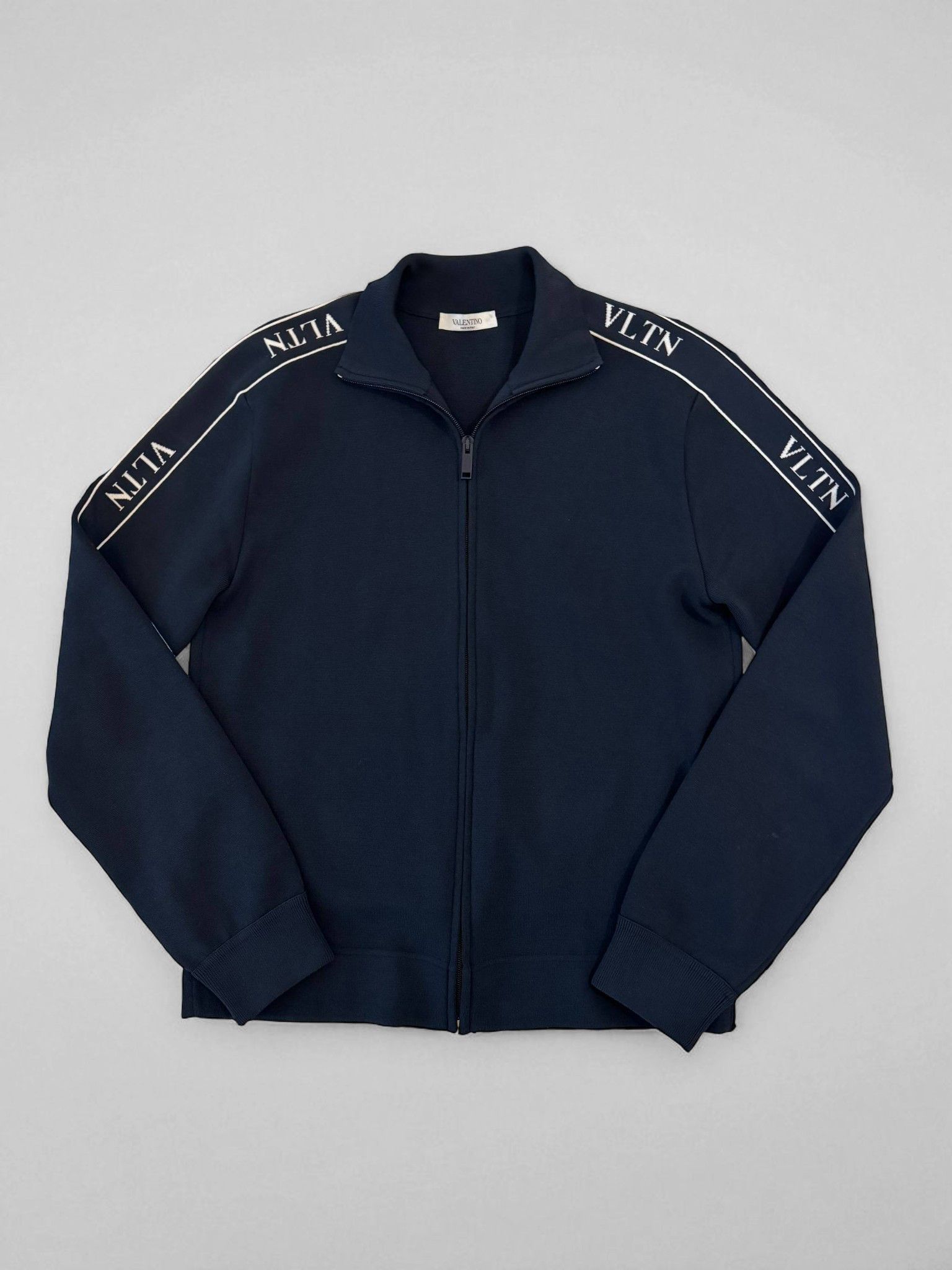Valentino Valentino Garavani Zip Jacket Blue Men Size US S / EU 44-46 / 1 - 1 Thumbnail