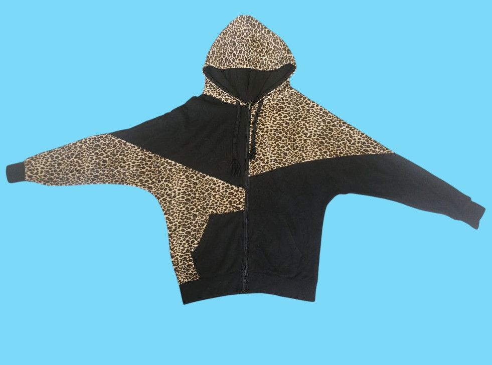 Beauty Beast × Hysteric Glamour × Japanese Brand Leopard Batwing Zip Hoodie if6was9 LGB style "No Tags" Size US XL / EU 56 / 4 - 9 Thumbnail