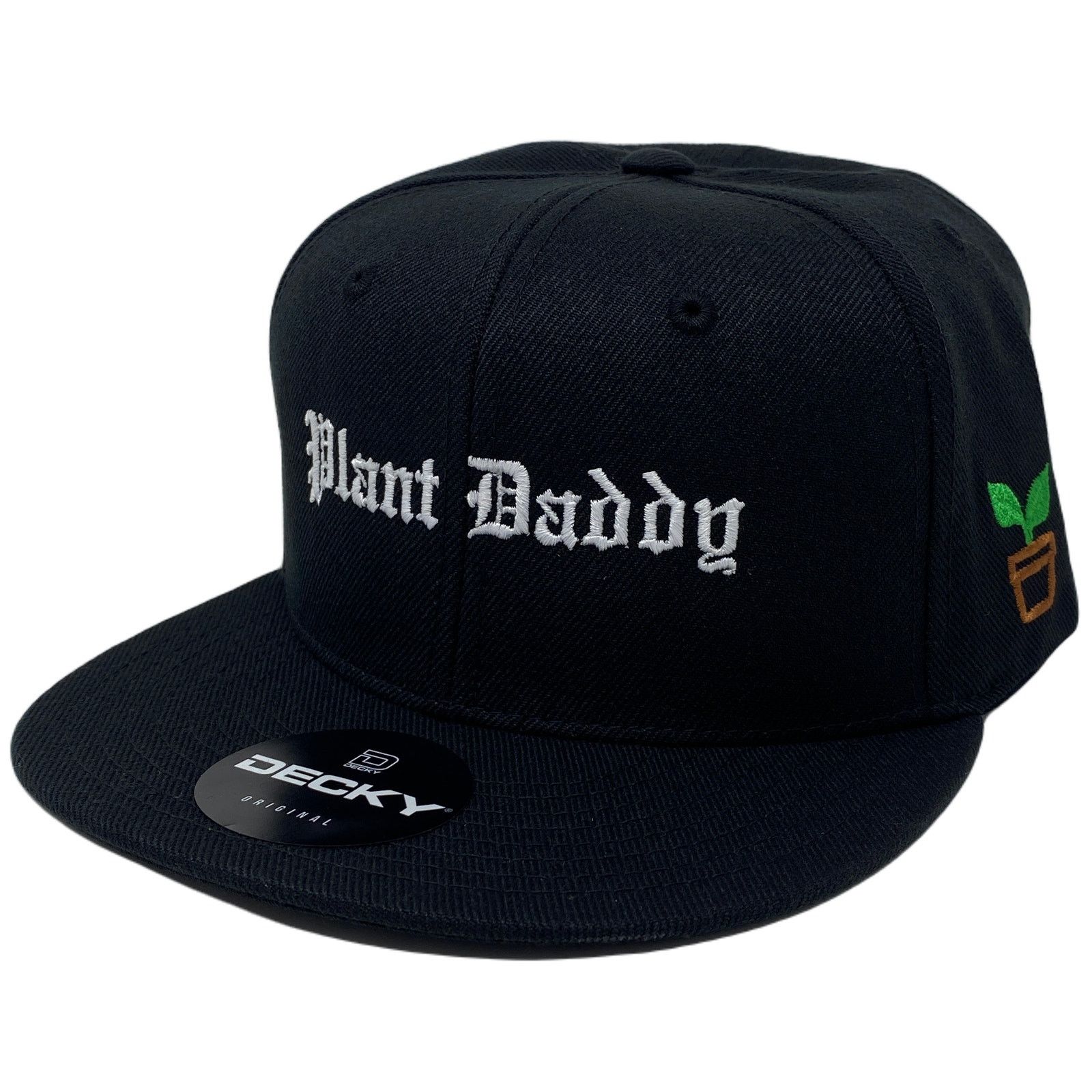 Other Plant Daddy Snapback Hat All Black Size ONE SIZE - 3 Thumbnail