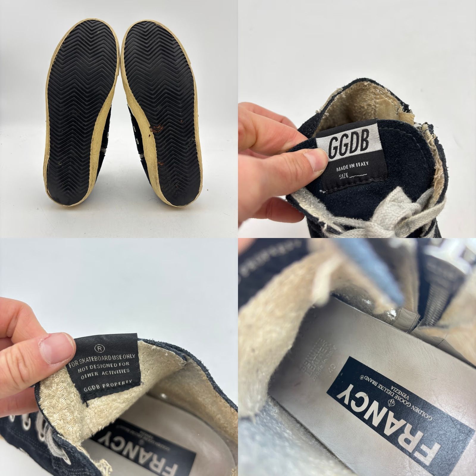 Golden Goose Golden Goose Francy Hi Top Skate Suede Sneakers Shoes Women's 40 US 10 Size L / US 10 / IT 46 - 8 Thumbnail