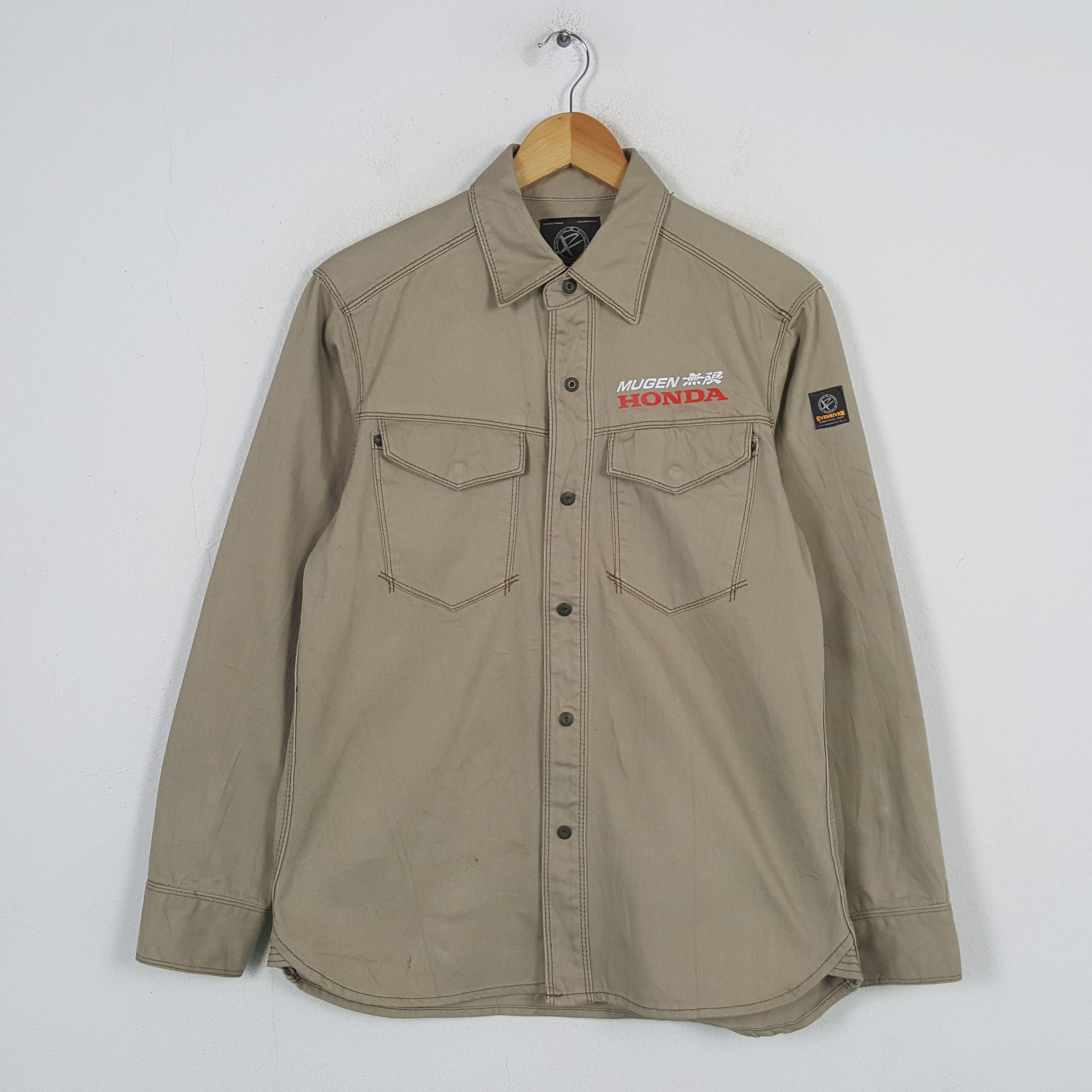 Japanese Brand × Vintage Vintage MUGEN HONDA Racing Team Custom Shirt Jacket C289N8 Size US S / EU 44-46 / 1 - 3 Thumbnail