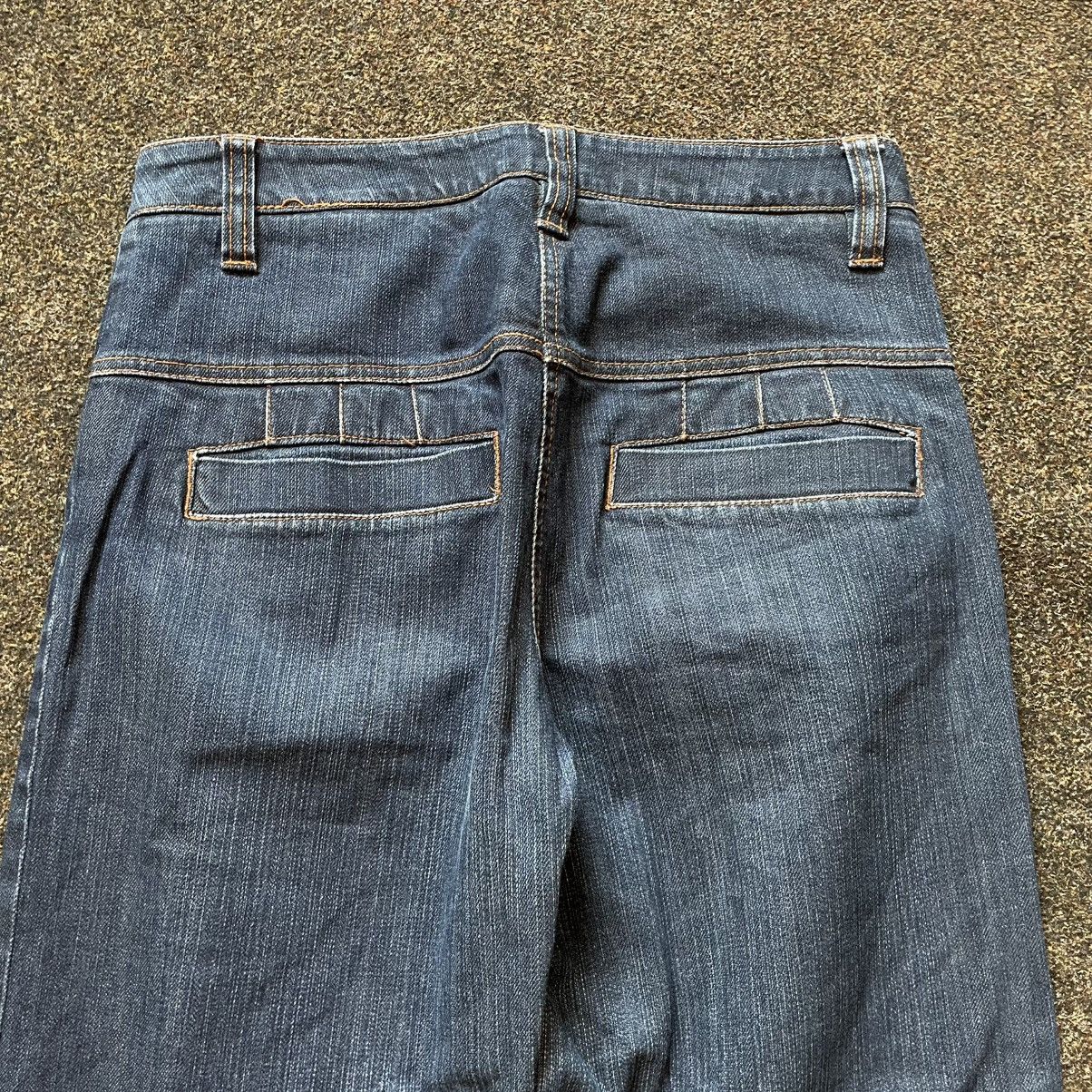 Vintage vintage pants bootcut jeans multi Y2K flared fade Size 32" / US 10 / IT 46 - 2 Thumbnail