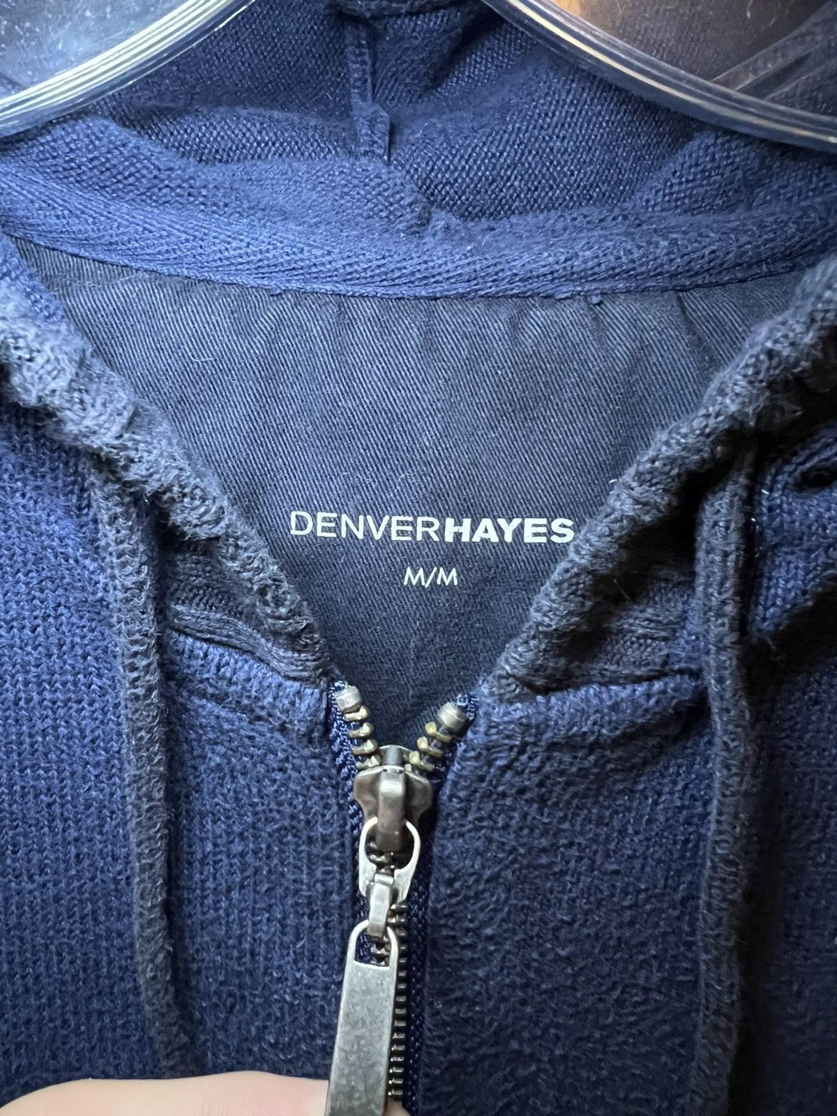 Denver Hayes Vintage Denver Hayes knit zip up hoodie Size US M / EU 48-50 / 2 - 4 Thumbnail