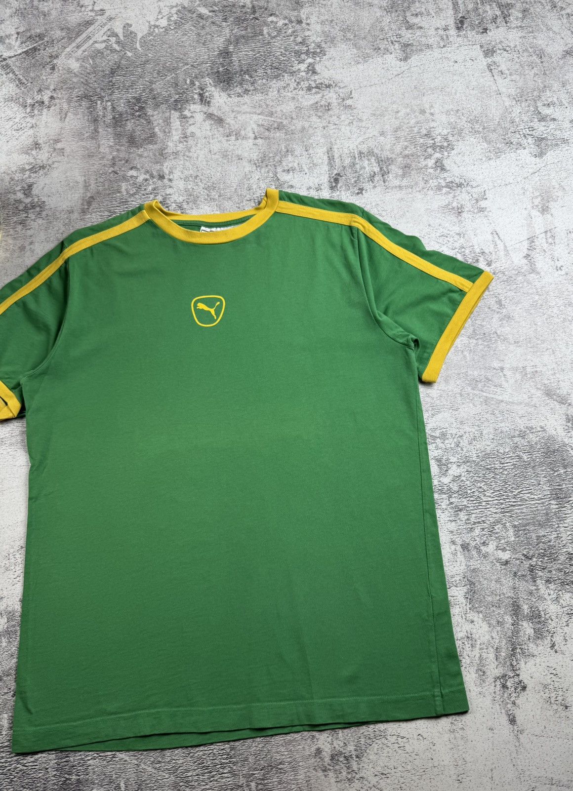 Puma Puma Brazil Y2K Jamaica 00s Green Soccer Football Jersey Kit T Shirt Tee Size US L / EU 52-54 / 3 - 3 Thumbnail