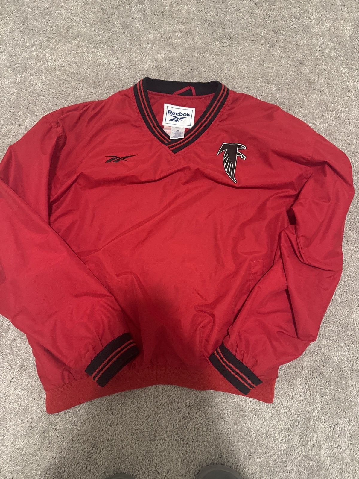 Reebok Vintage 90 Atlanta Falcons Reebok Pullover Jacket Size Large Size US L / EU 52-54 / 3 - 1 Thumbnail