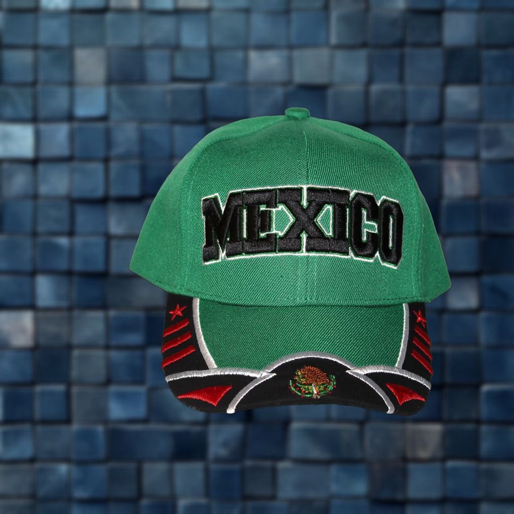 Vintage VINTAGE CALI Mexico Baseball Cap Adjustable Men Green Football 90s Size ONE SIZE - 1 Thumbnail
