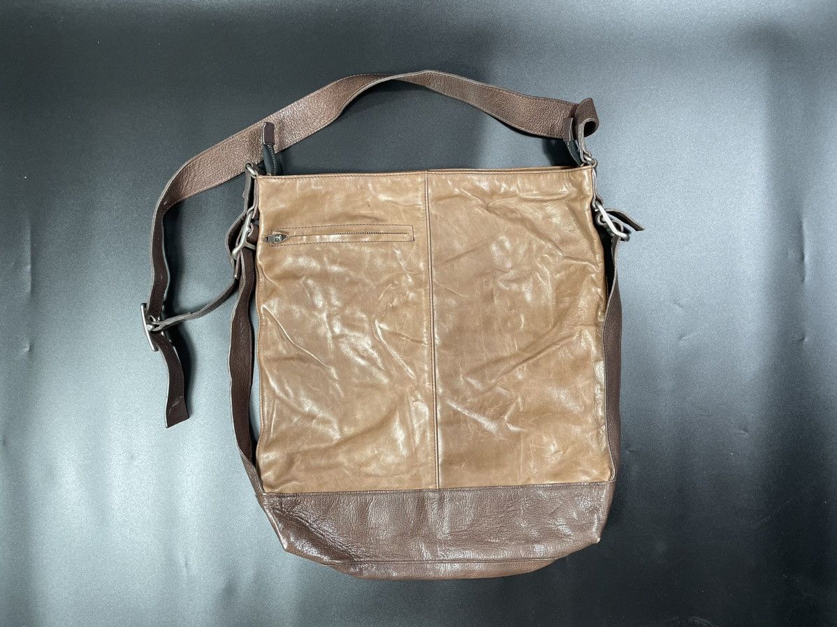 Yohji Yamamoto Yohji Yamamoto Leather Slingbag Size ONE SIZE - 1 Thumbnail
