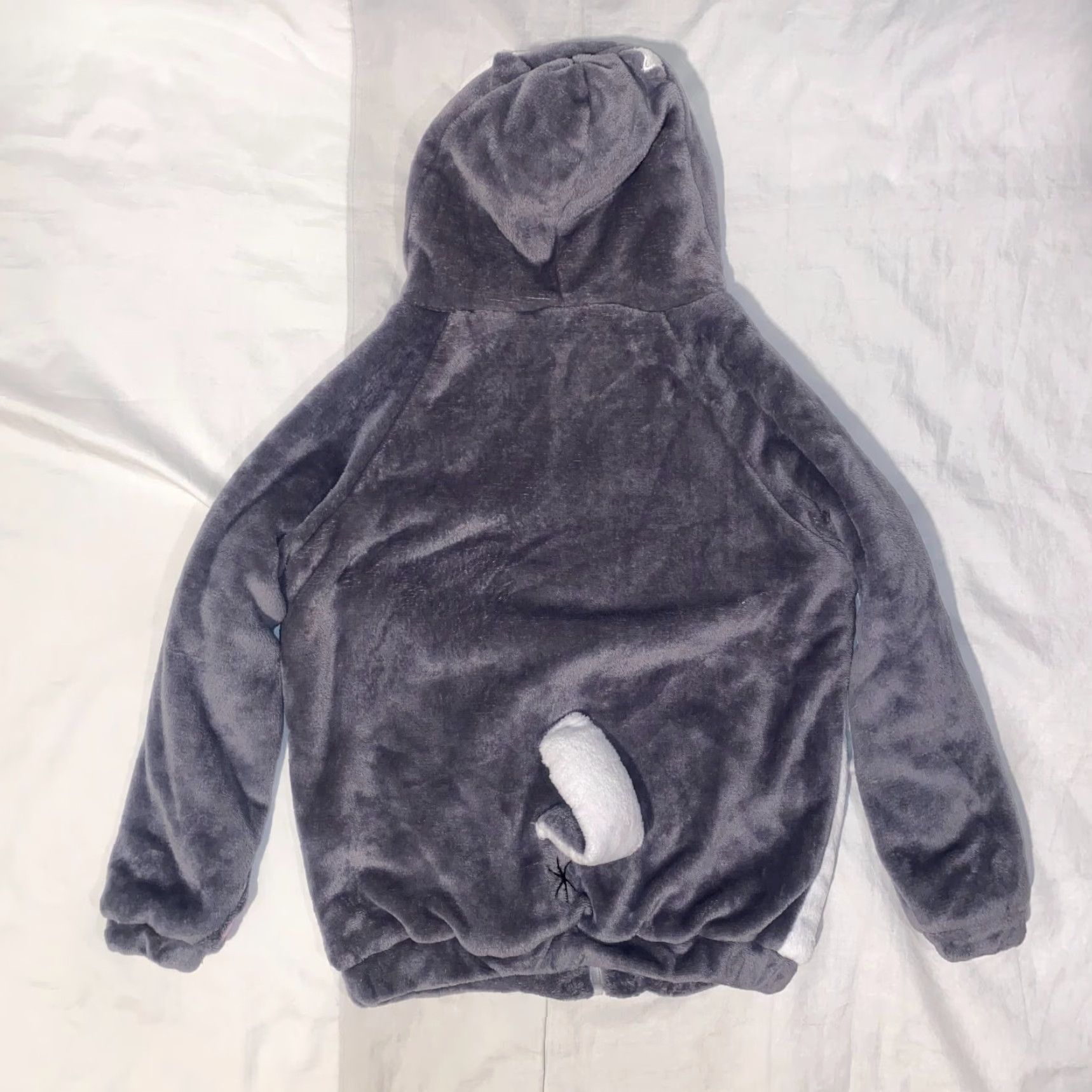 Vintage Coriresha Hoodie Dog Pattern Animal Print Gray Shiba Inu Womens M Hoodie Sweatshirt Long Sleeve Pullover Casual Fall Spring Size M / US 6-8 / IT 42-44 - 6 Thumbnail