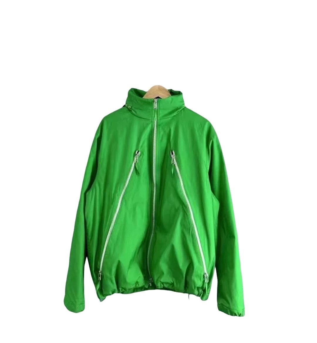 Bottega Veneta Bottega Veneta Parakeet Nylon Zip Jacket Size L Size US L / EU 52-54 / 3 - 1 Thumbnail