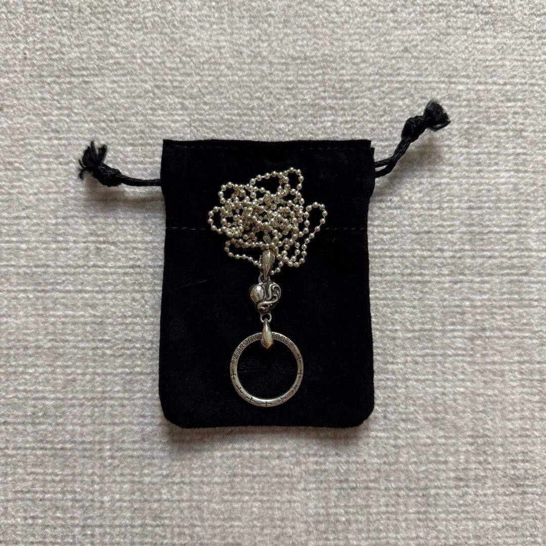Chrome Hearts Chrome Hearts Heart Ring Necklace Size ONE SIZE - 1 Thumbnail