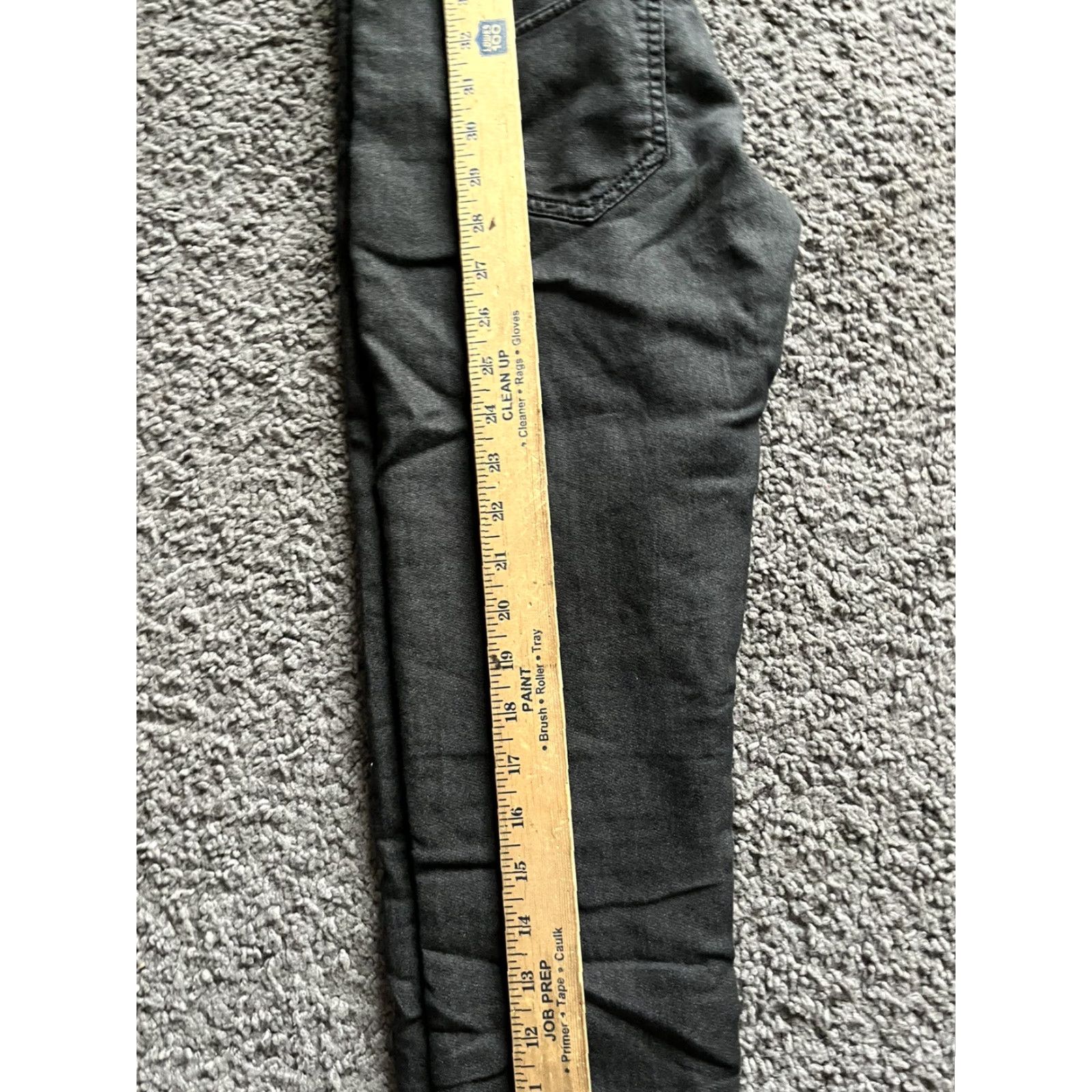 Juicy Couture Juicy Couture Jeans Womens 0 Black Skinny Denim Stretch Pockets Size 25" / US 0 / IT 36 - 7 Thumbnail