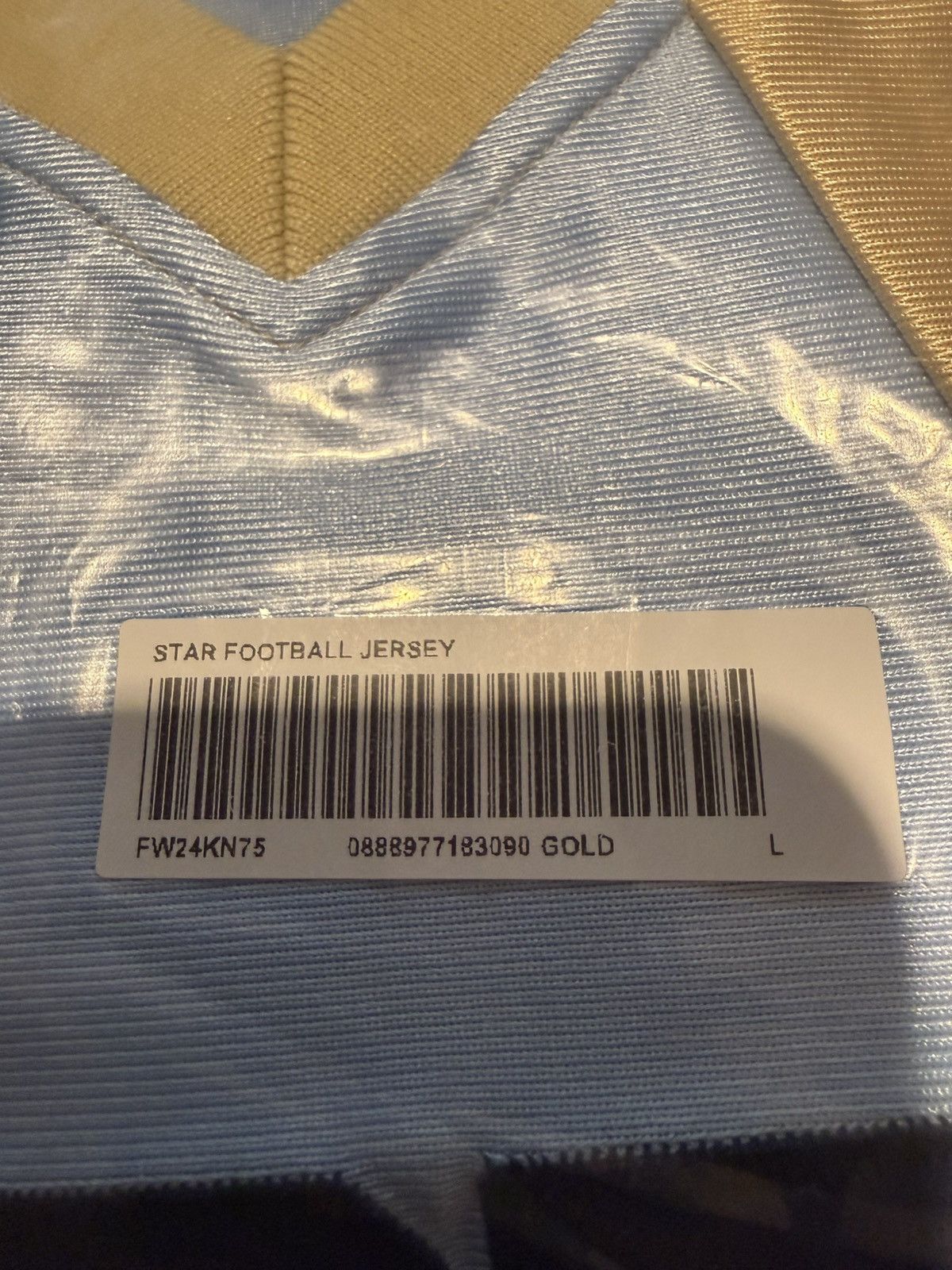 Supreme Supreme Star Football Jersey (FW24) Gold Size Large Size US L / EU 52-54 / 3 - 3 Thumbnail