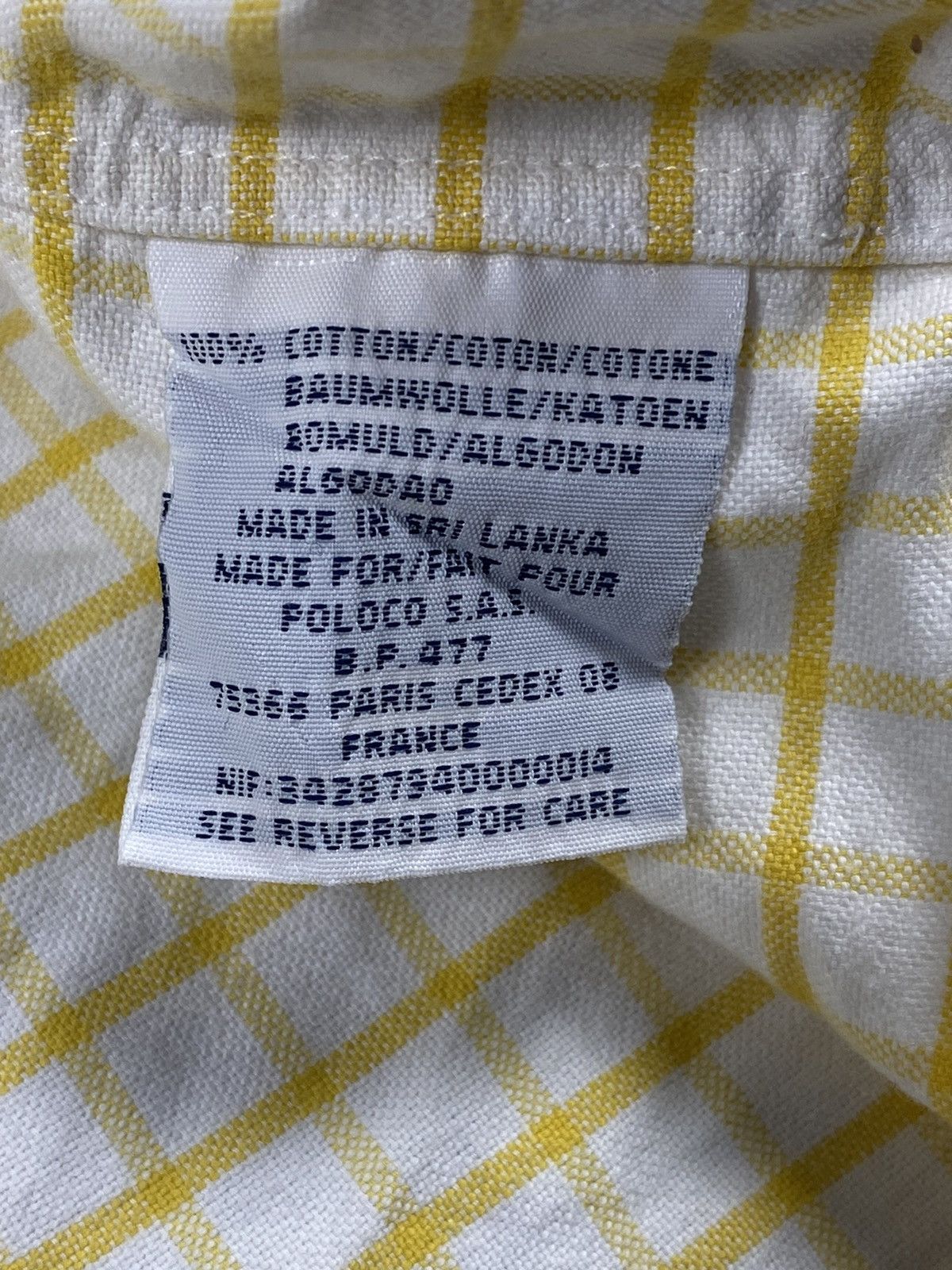 Polo Ralph Lauren Polo Ralph Lauren Checkered Button Up Short Sleeve Shirt Size US L / EU 52-54 / 3 - 8 Thumbnail