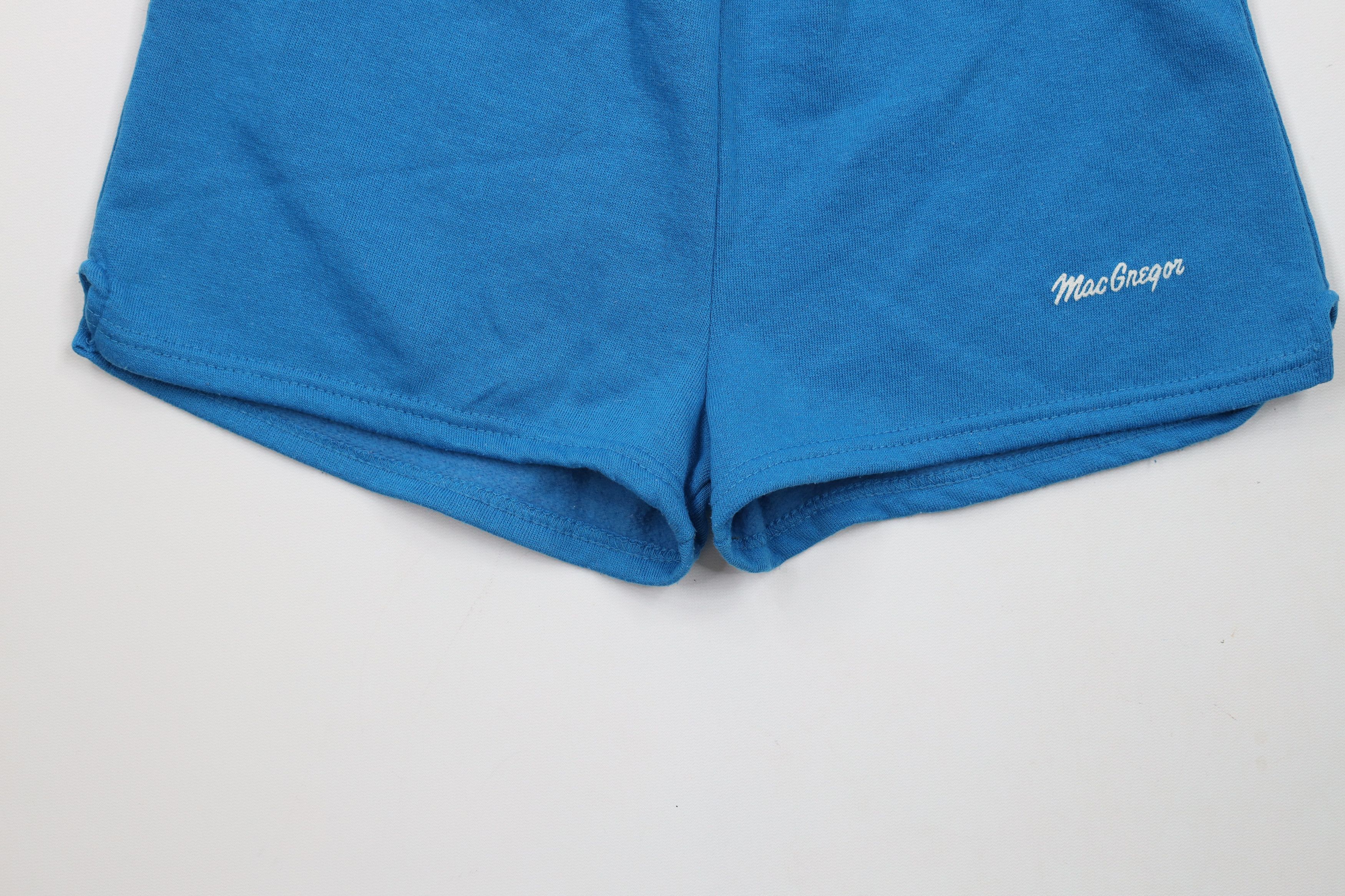 Vintage Vintage 70s 80s MacGregor Sweatpants Booty Shorts Blue USA Size 26" / US 2 / IT 38 - 3 Thumbnail
