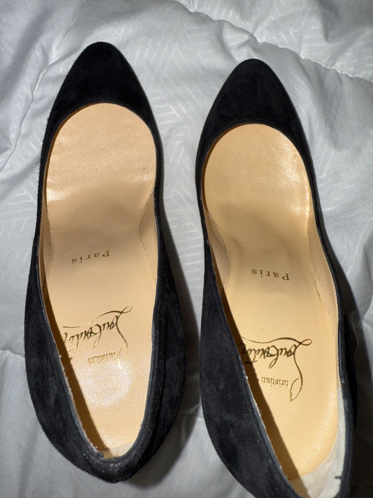 Christian Louboutin Eloise 100 Veau Velors Size US 6.5 / IT 36.5 - 8 Thumbnail