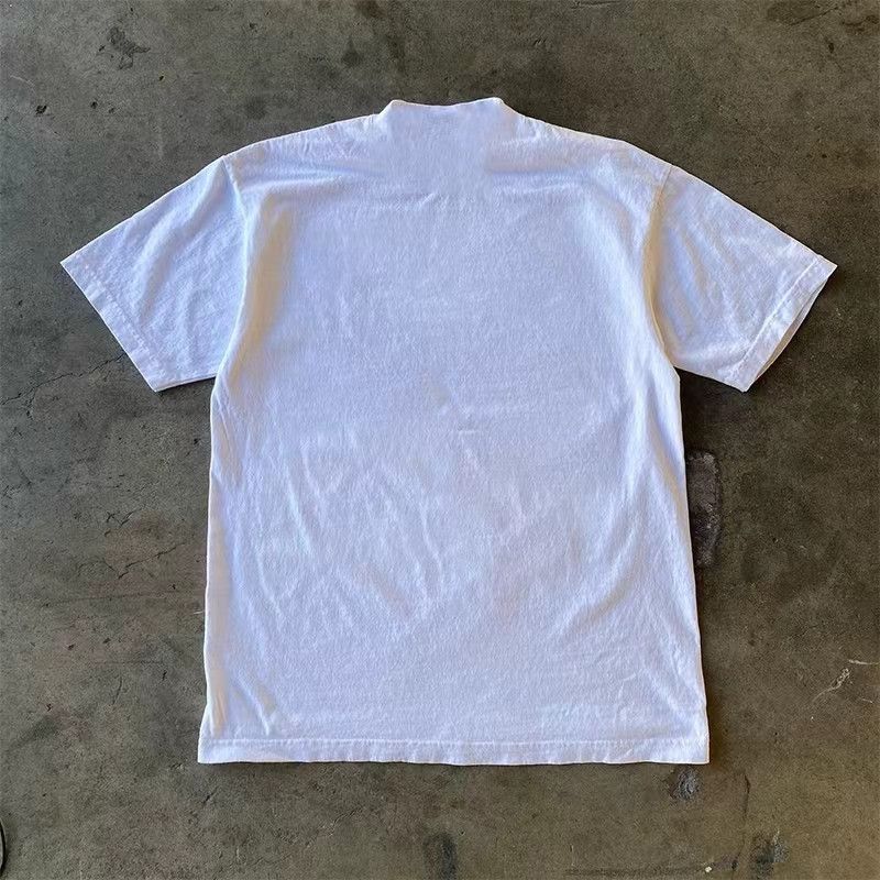 Japanese Brand White vintage potato print cotton tee Size US L / EU 52-54 / 3 - 2 Thumbnail